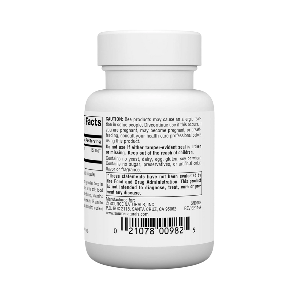 Source Naturals, Royal Jelly, 500 Mg, 30 Capsules