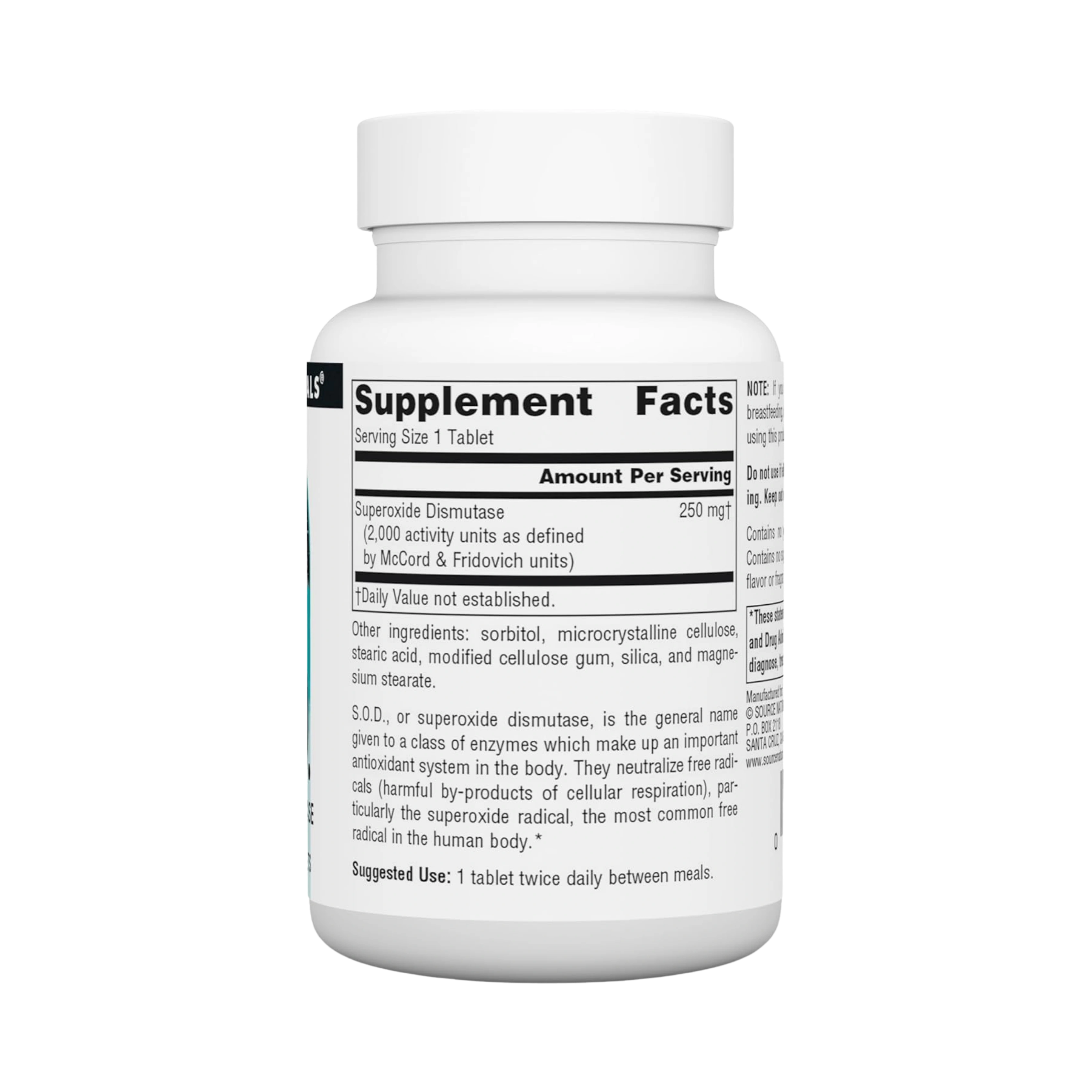 Source Naturals, S.O.D. 2000, 90 Tablets
