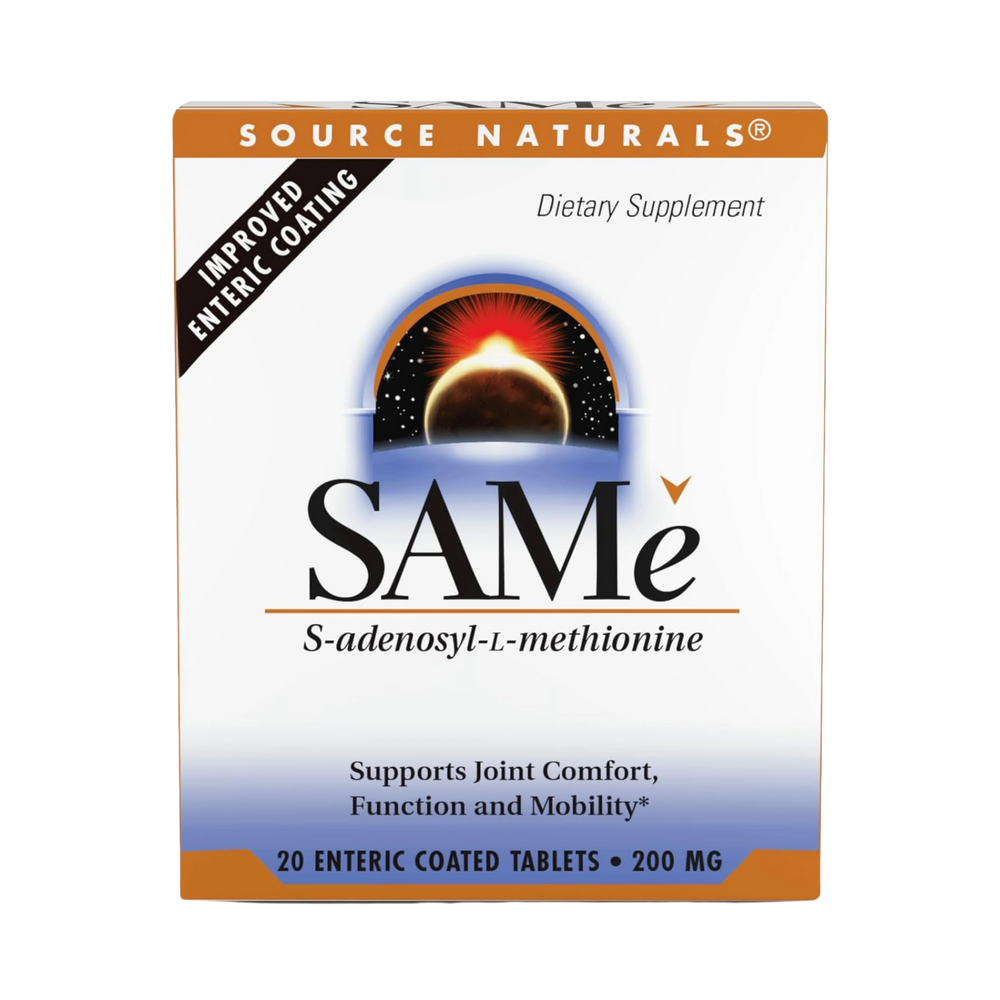 Source Naturals, SAMe, 200 Mg, 20 Tablets