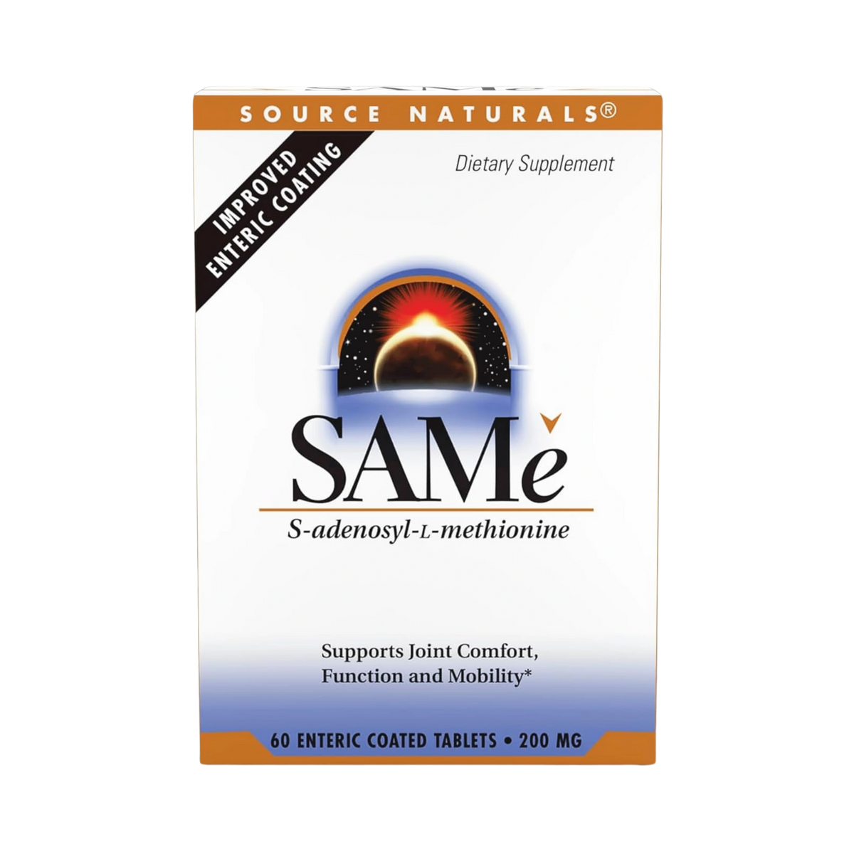 Source Naturals, SAMe, 200 Mg, 60 Tablets