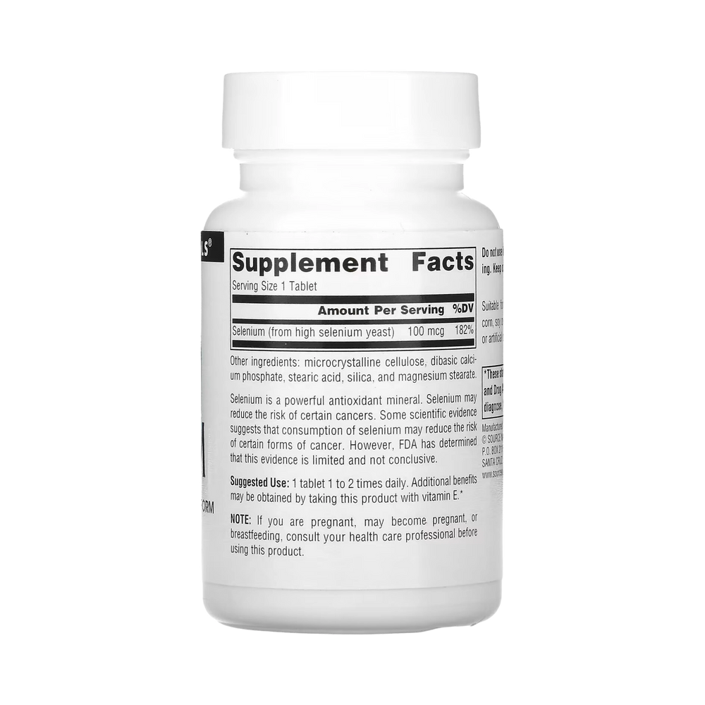 Source Naturals, Selenium, 100 Mcg, 100 Tablets