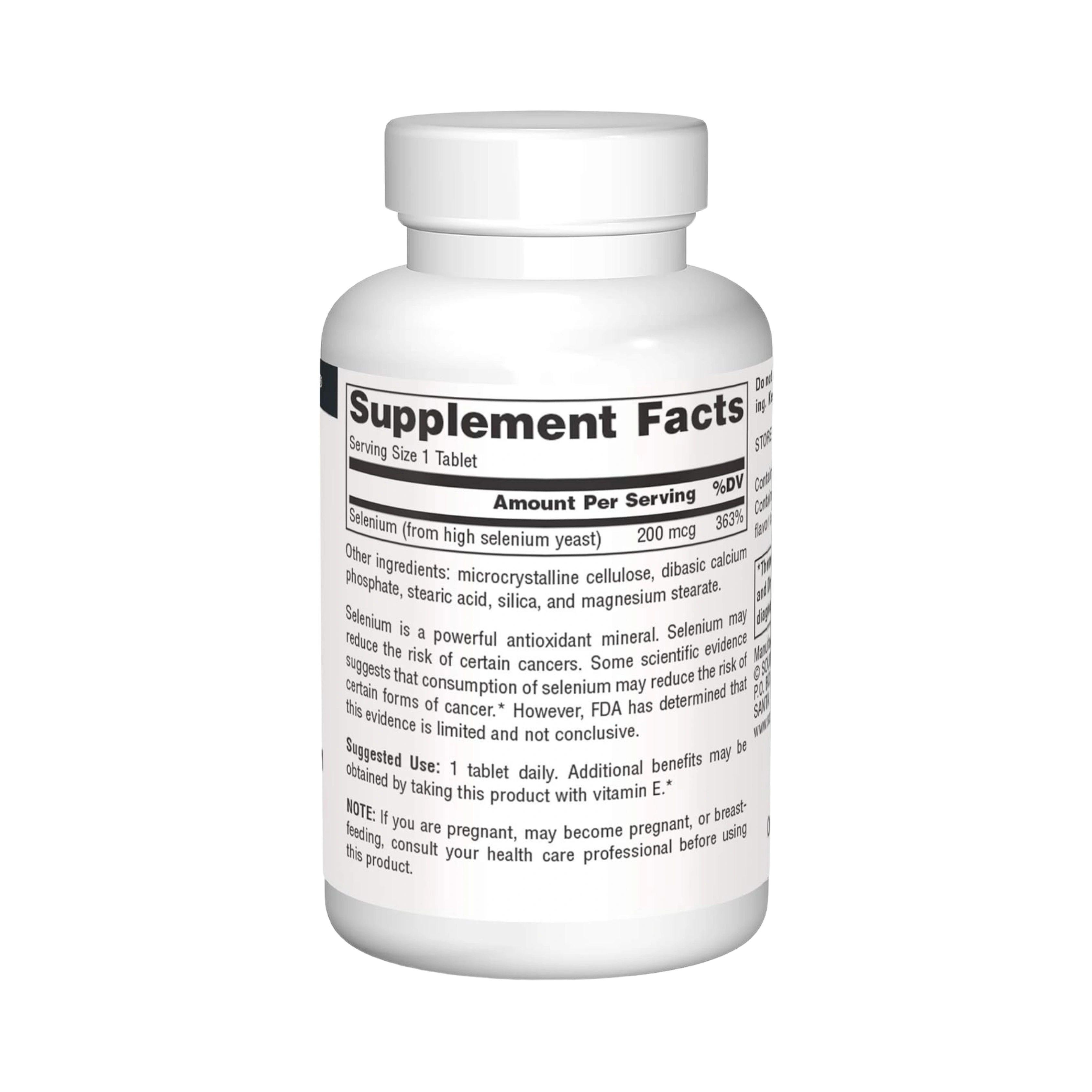 Source Naturals, Selenium, 200 Mcg, 60 Tablets