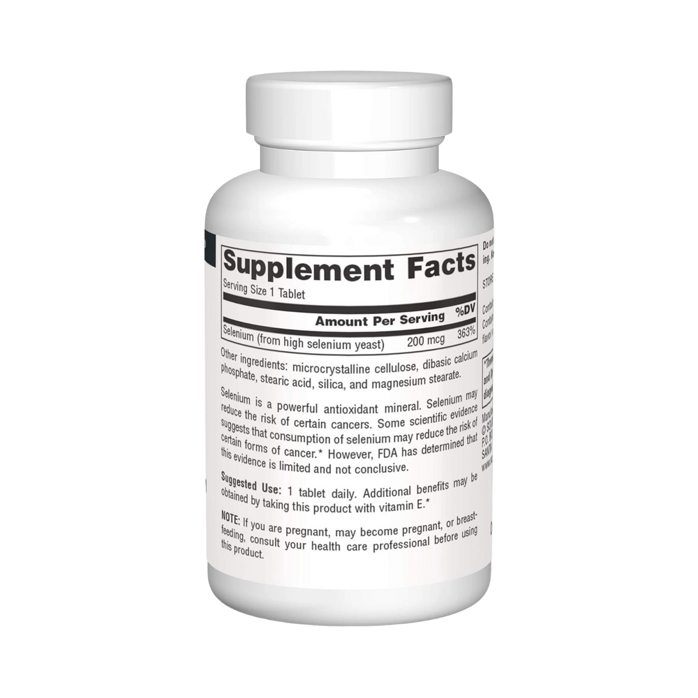 Source Naturals, Selenium, 200 Mcg, 60 Tablets