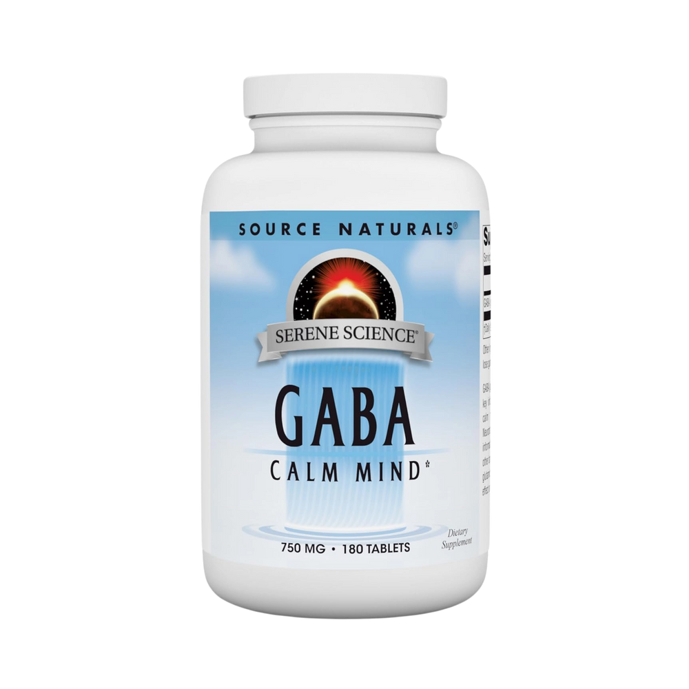 Source Naturals, Serene Science GABA, 750 Mg, 180 Tablets