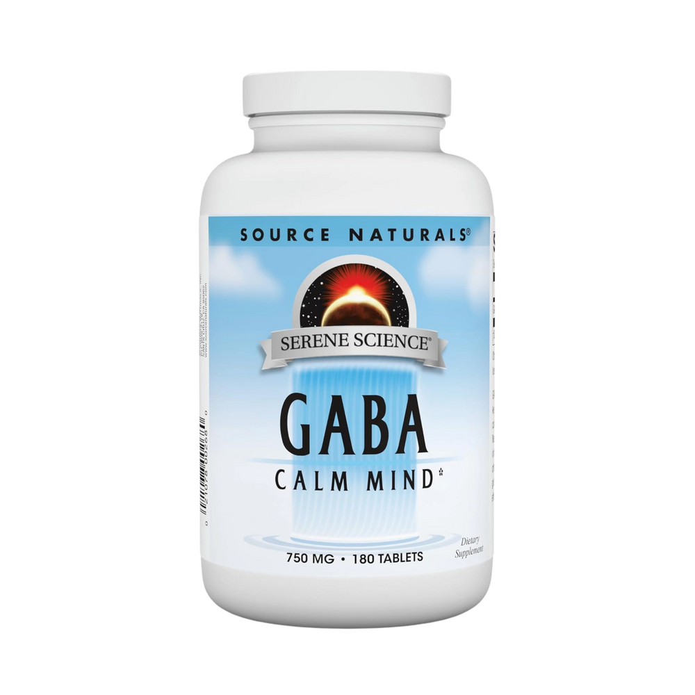 Source Naturals, Serene Science GABA 750 Mg, 90 Tablets