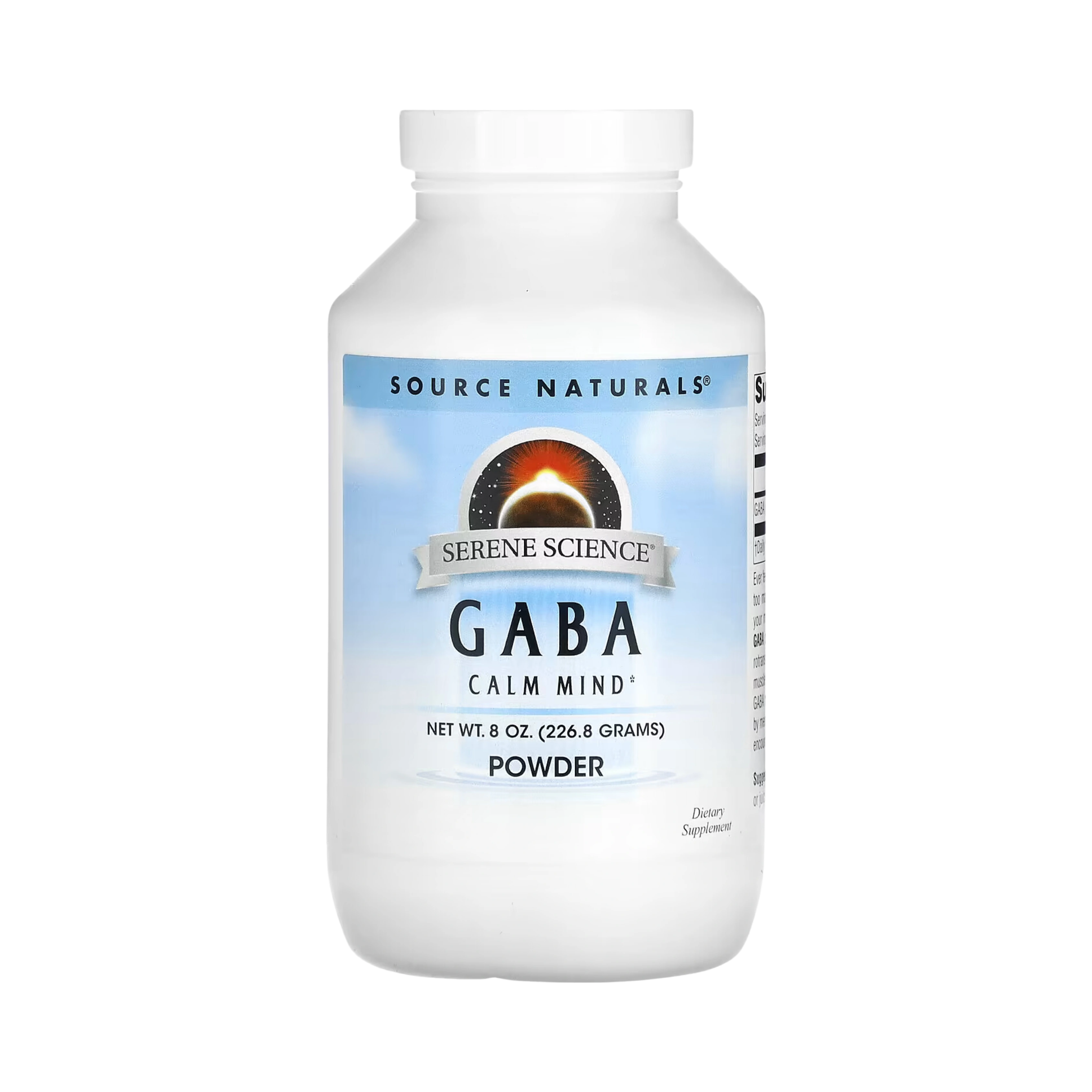 Source Naturals, Serene Science GABA, 8 Oz Powder