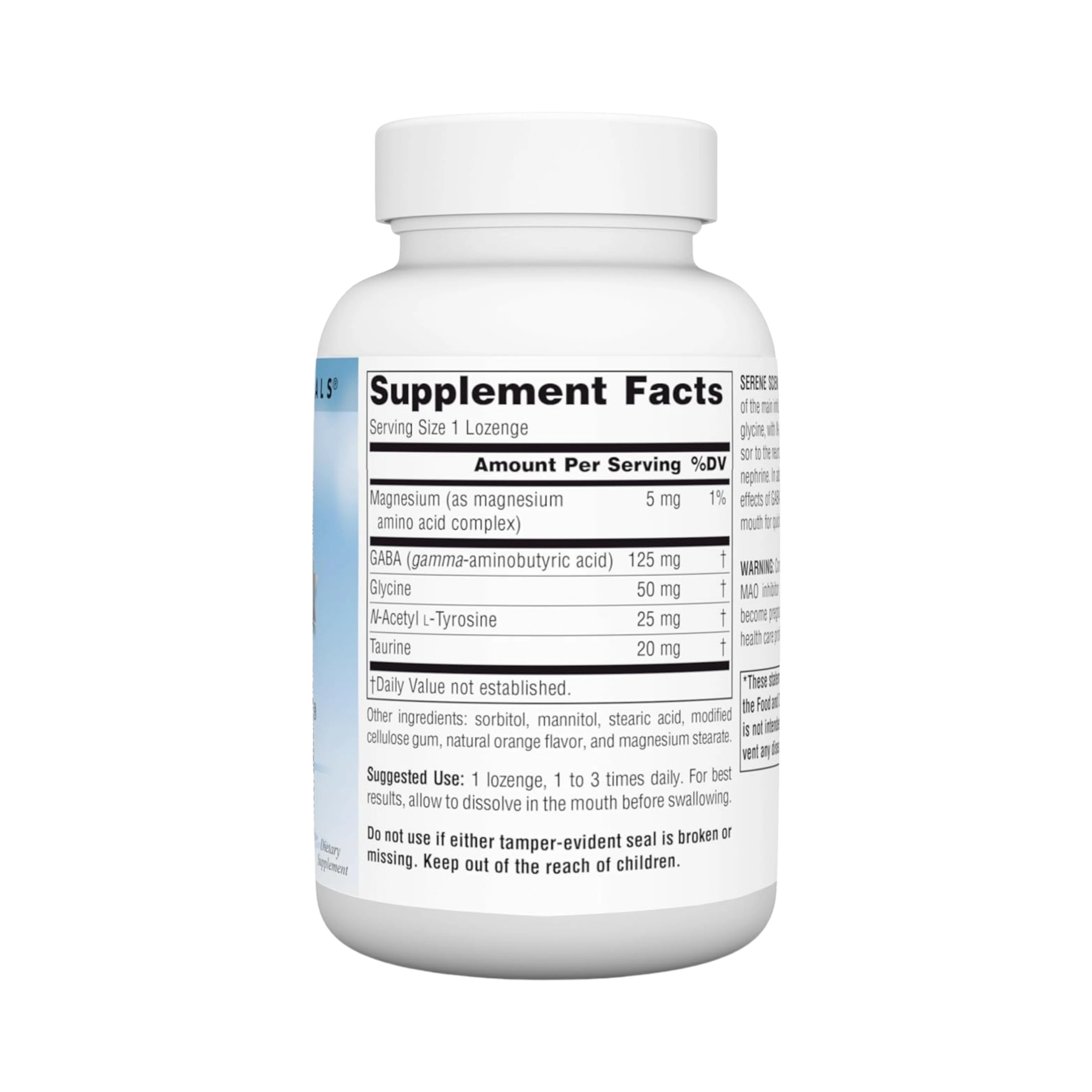 Source Naturals, Serene Science GABA Calm, 120 Orange Lozenge