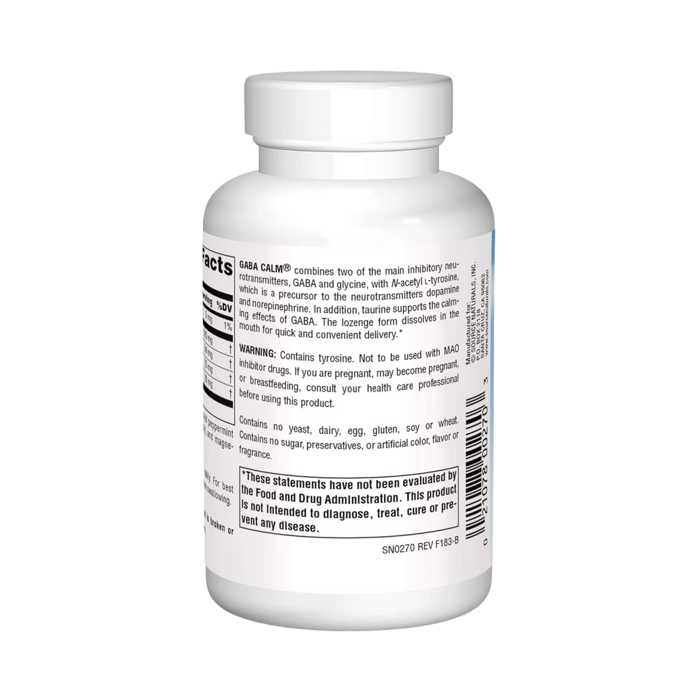 Source Naturals, Serene Science, GABA Calm, 120 Peppermint Lozenges
