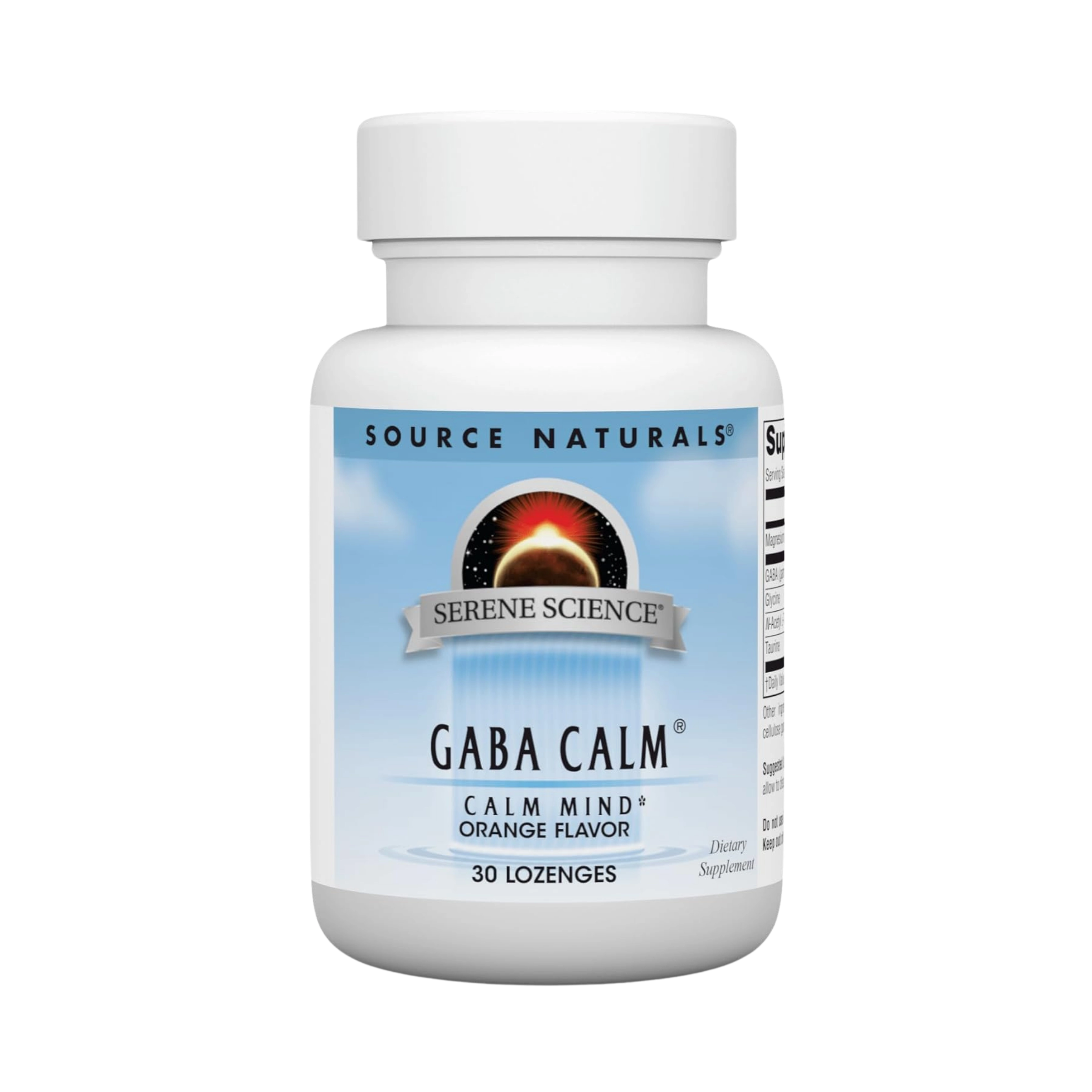 Source Naturals, Serene Science GABA Calm, 30 Orange Lozenge