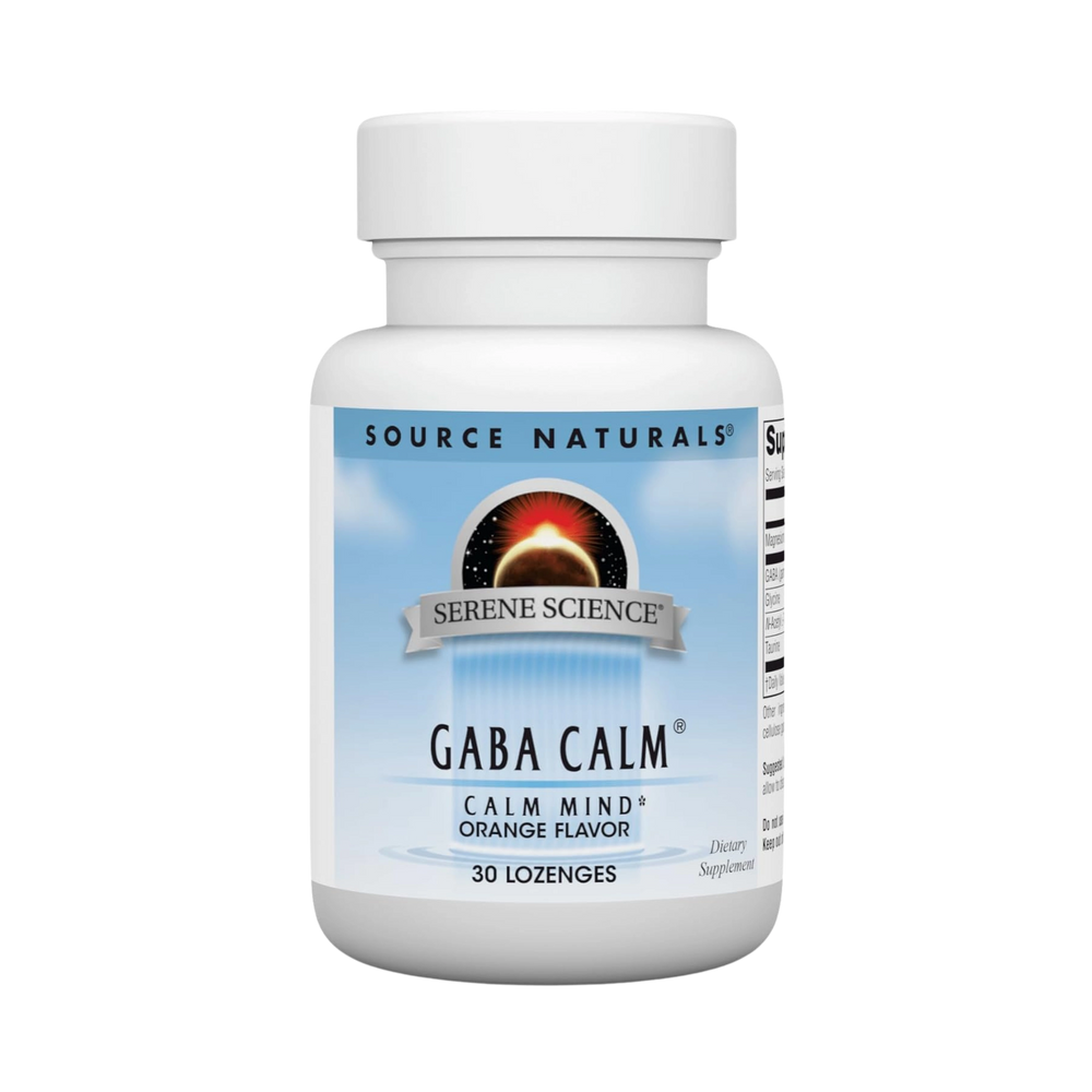 Source Naturals, Serene Science GABA Calm, 30 Orange Lozenge