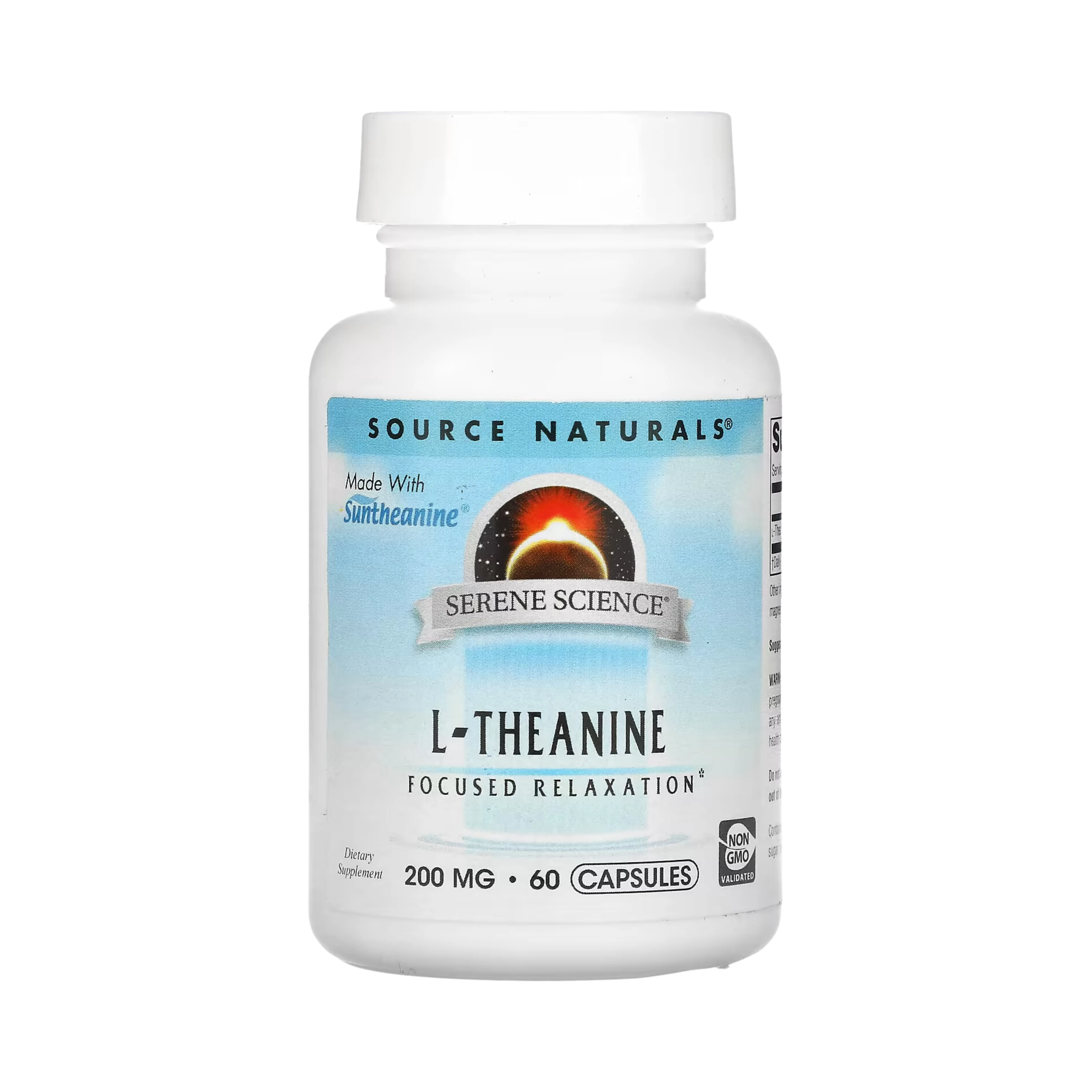 Source Naturals, Serene Science L-Theanine, 200 Mg, 60 Capsules