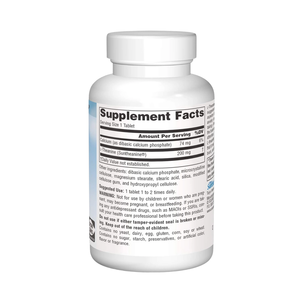 Source Naturals, Serene Science L-Theanine, 200 Mg, 60 Tablets