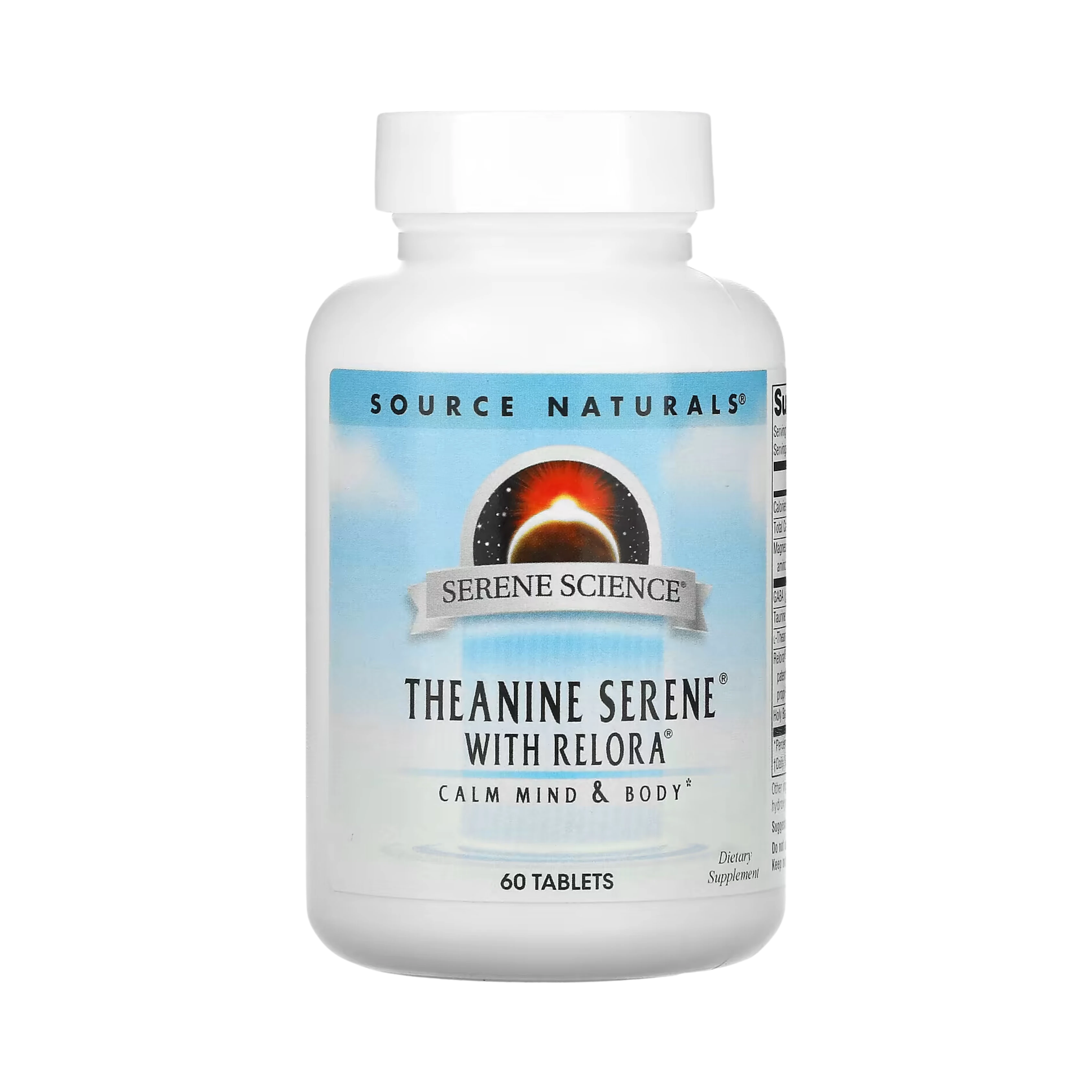 Source Naturals, Serene Science Theanine Serene with Relora, 60 Tablets