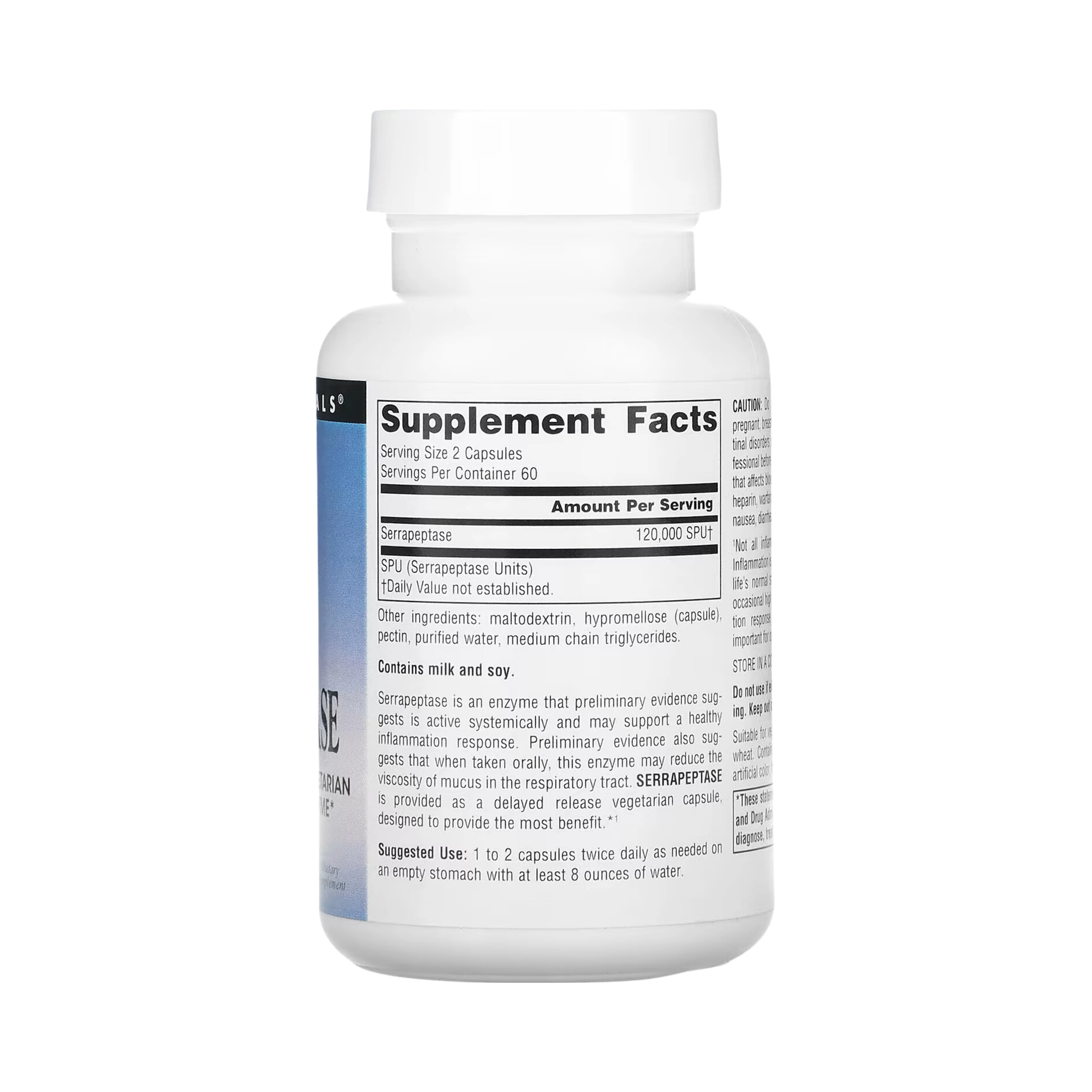 Source Naturals, Serrapeptase Vegetarian, 30 Vegi Caps