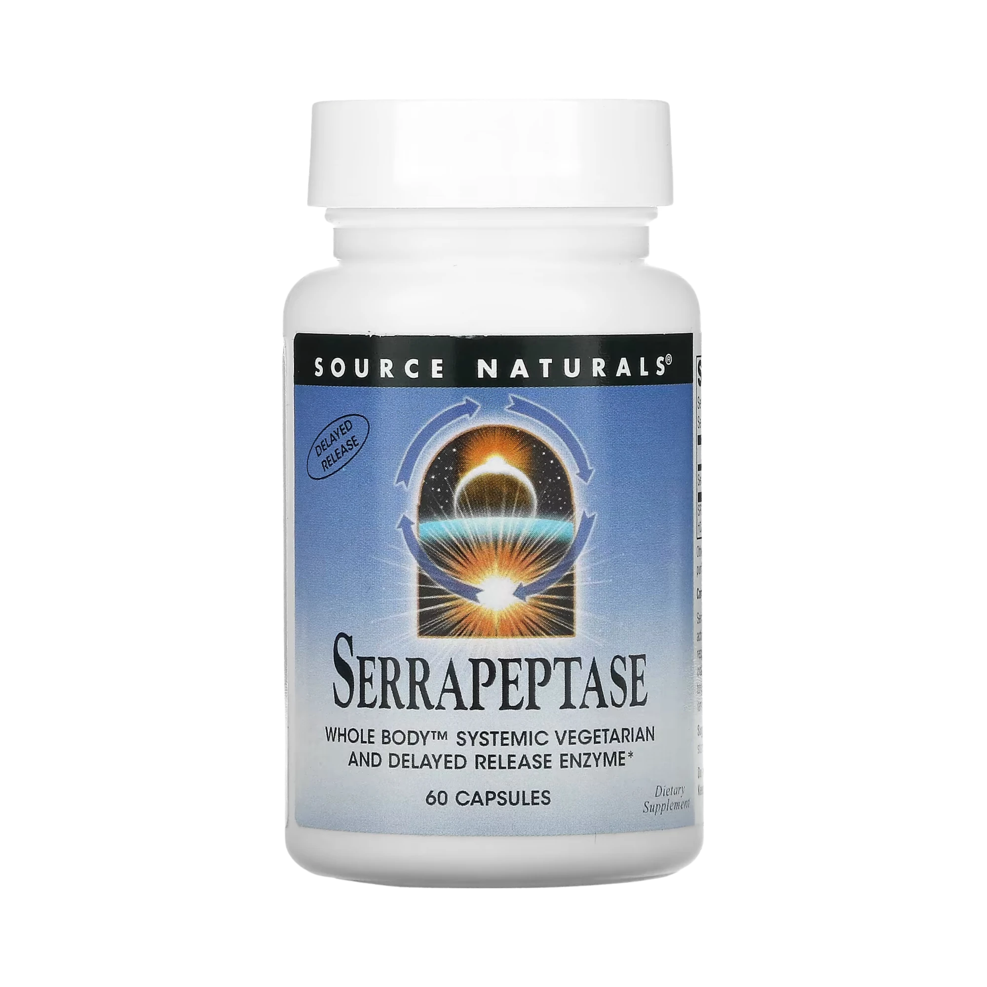 Source Naturals, Serrapeptase Vegetarian, 60 Vegi Caps