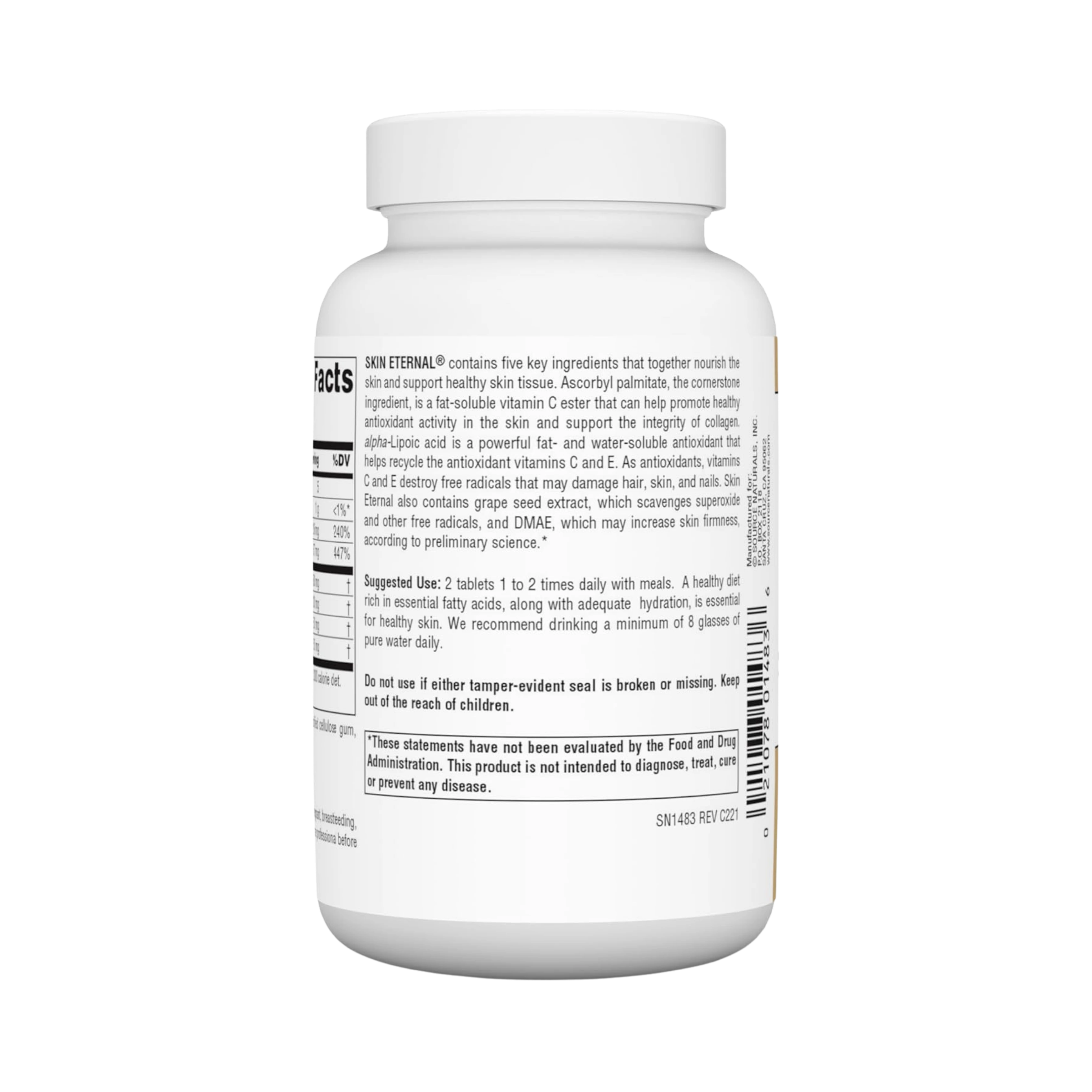 Source Naturals, Skin Eternal, 120 Tablets