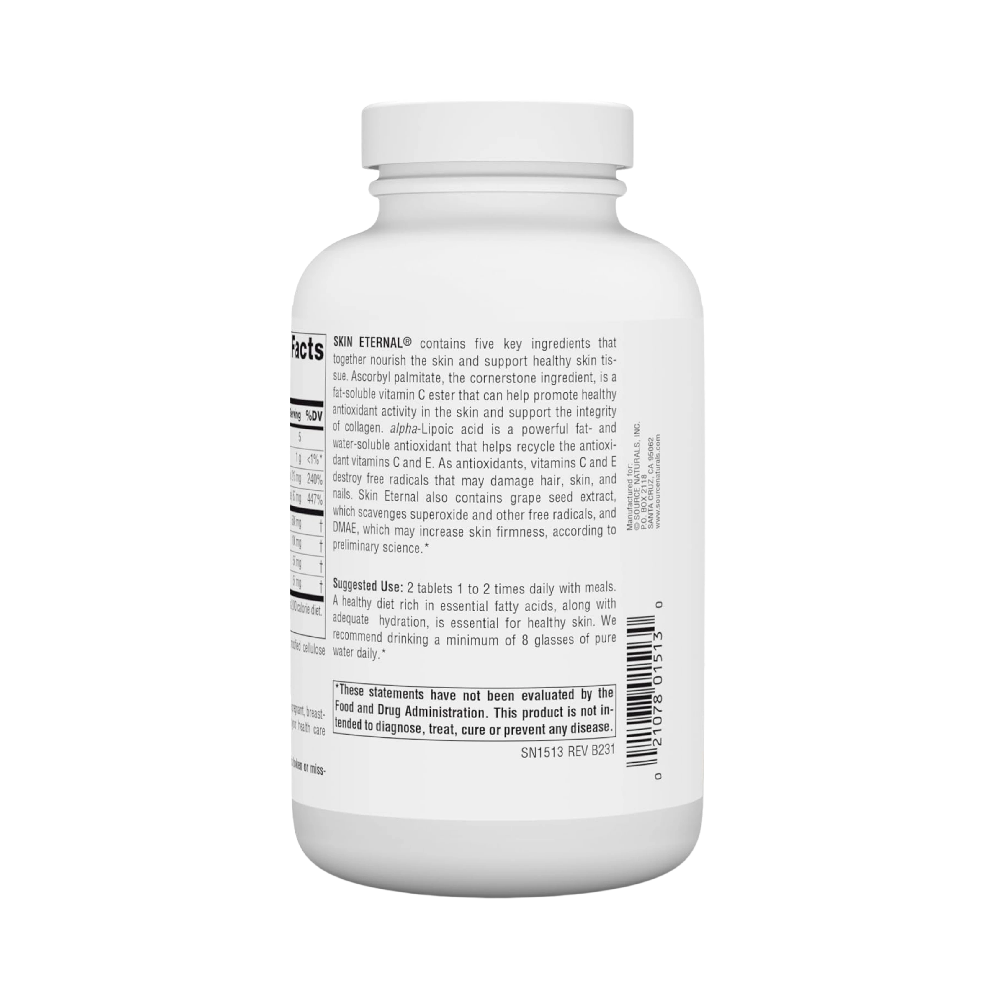 Source Naturals, Skin Eternal, 240 Tablets