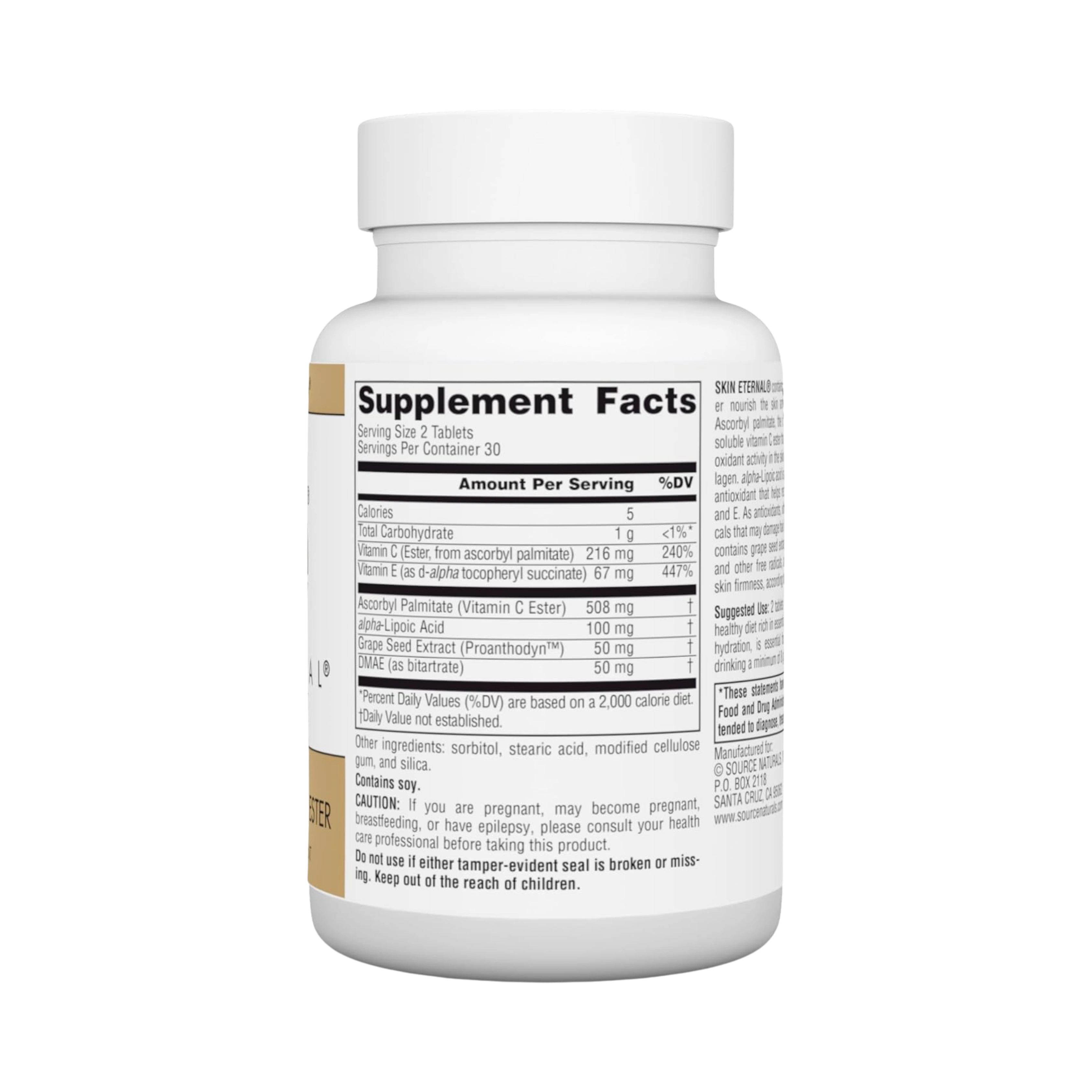 Source Naturals, Skin Eternal, 60 Tablets