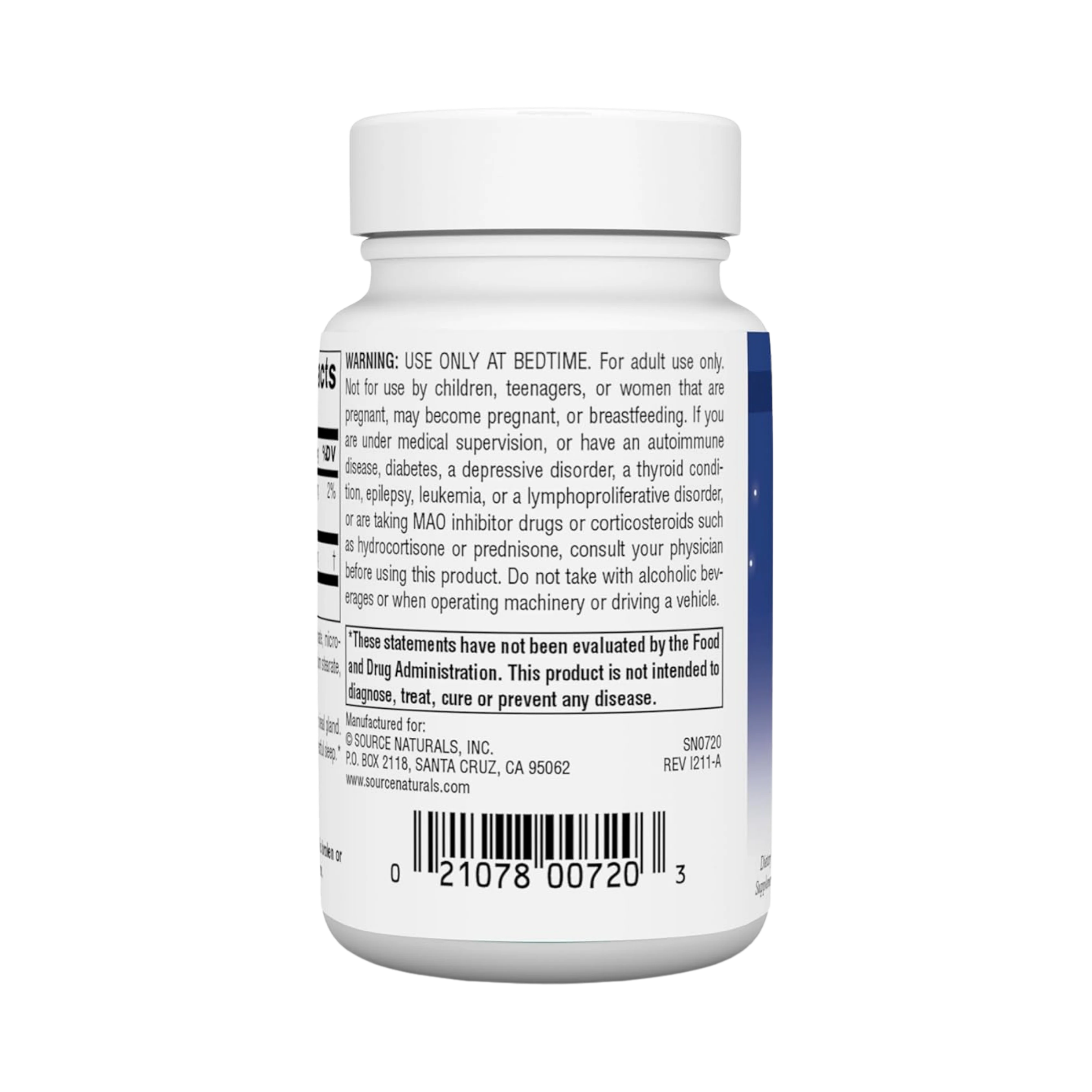 Source Naturals, Sleep Science Melatonin, 1 Mg, 200 Tablets