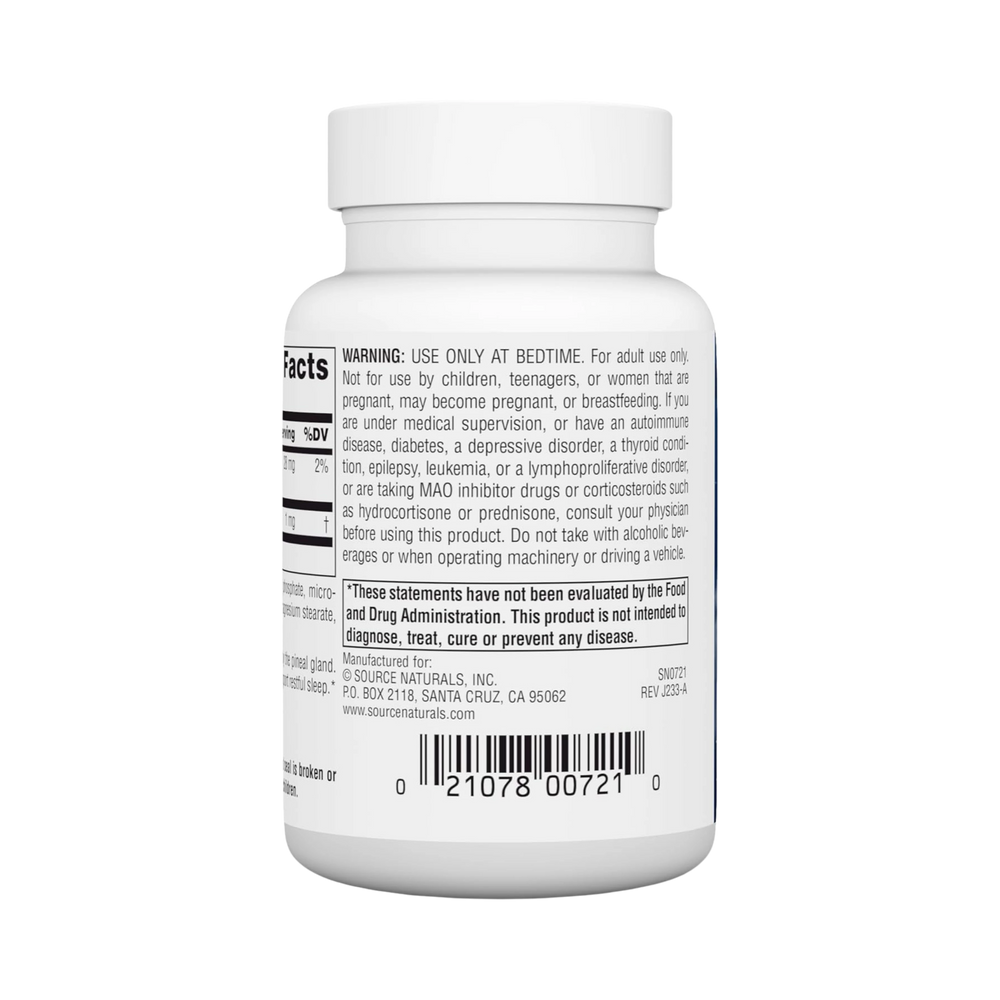 Source Naturals, Sleep Science Melatonin, 1 Mg, 300 Tablets