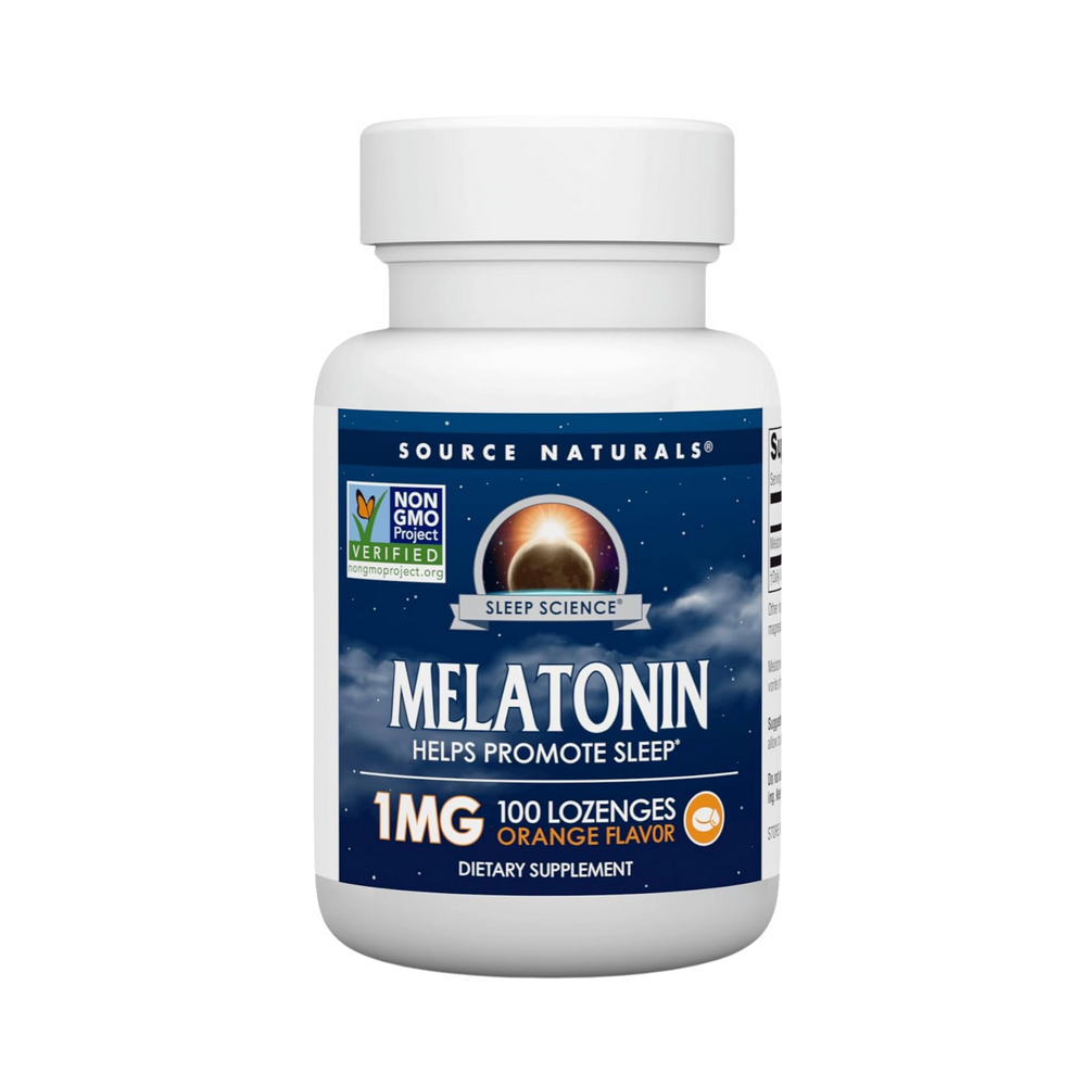 Source Naturals, Sleep Science Melatonin, 1 Mg, Orange 100 Lozenge