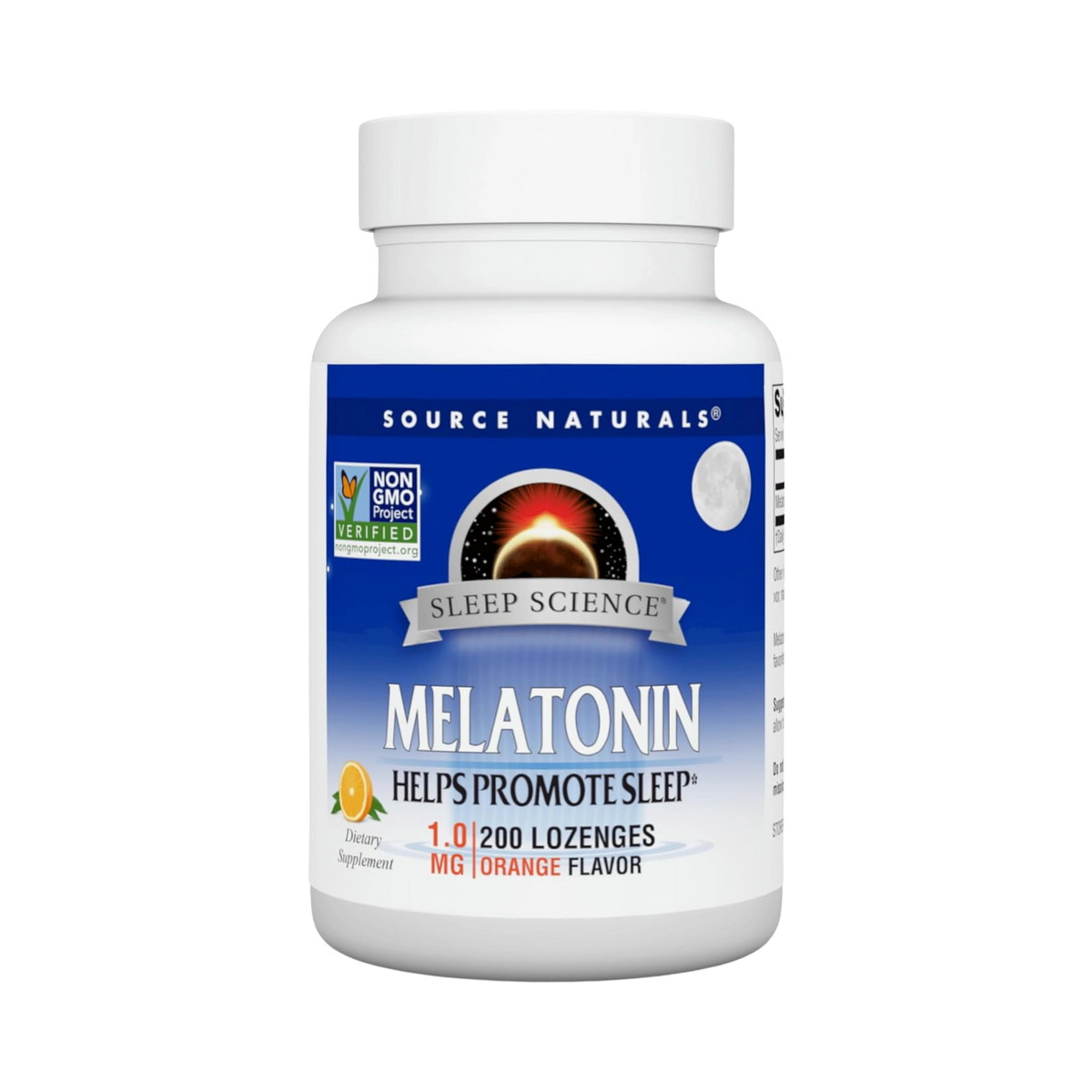 Source Naturals, Sleep Science Melatonin, 1 Mg, Orange 200 Lozenge