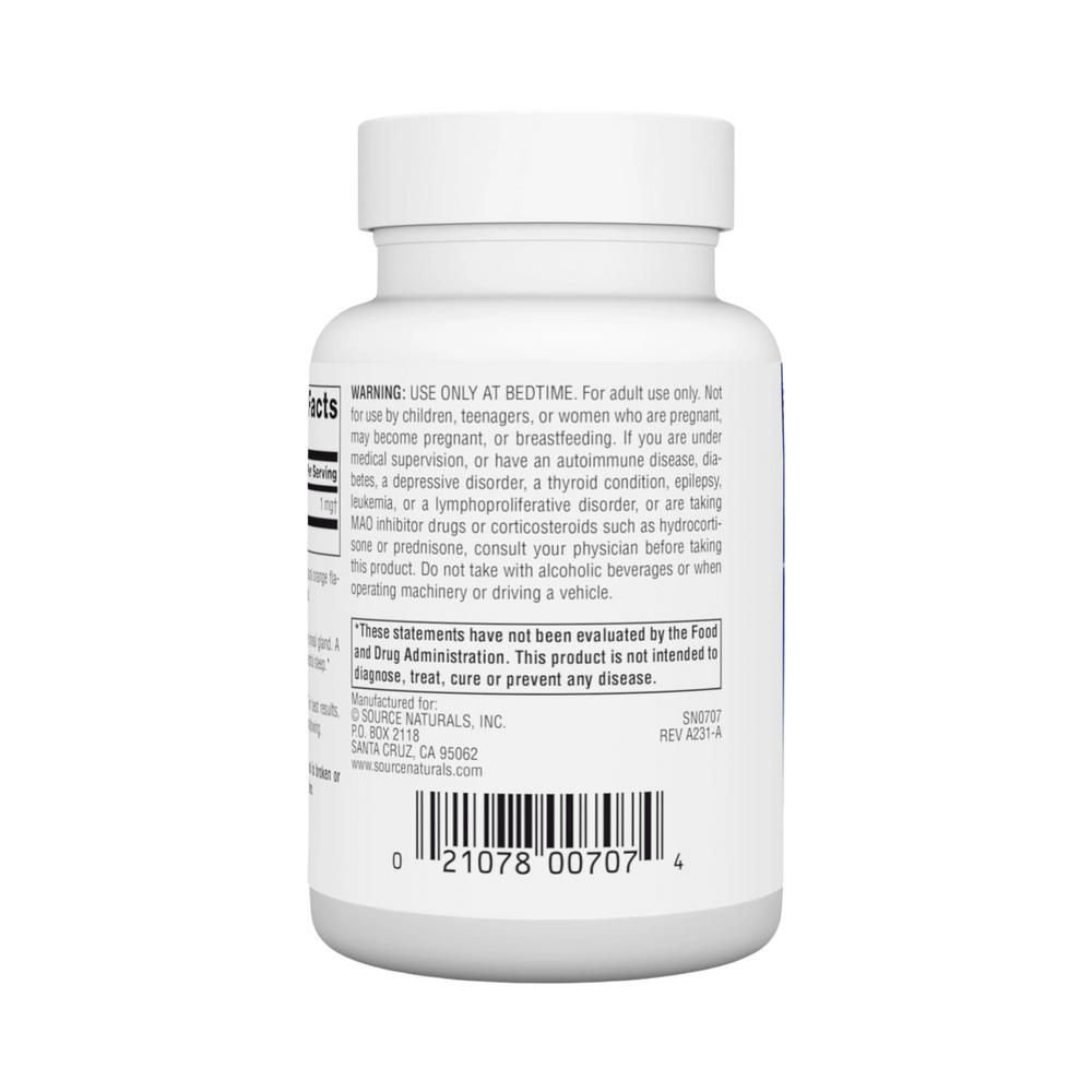 Source Naturals, Sleep Science Melatonin, 1 Mg, Orange 200 Lozenge