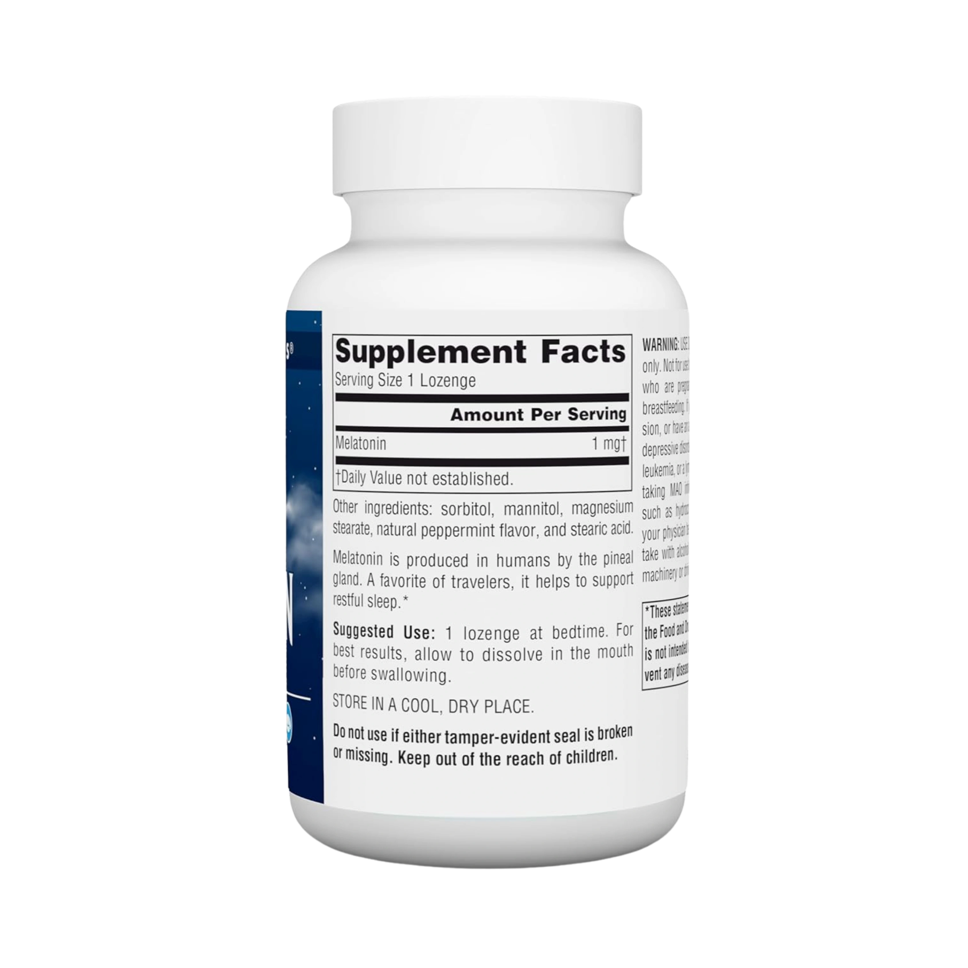 Source Naturals, Sleep Science Melatonin, 1 Mg Peppermint, 300 Lozenge