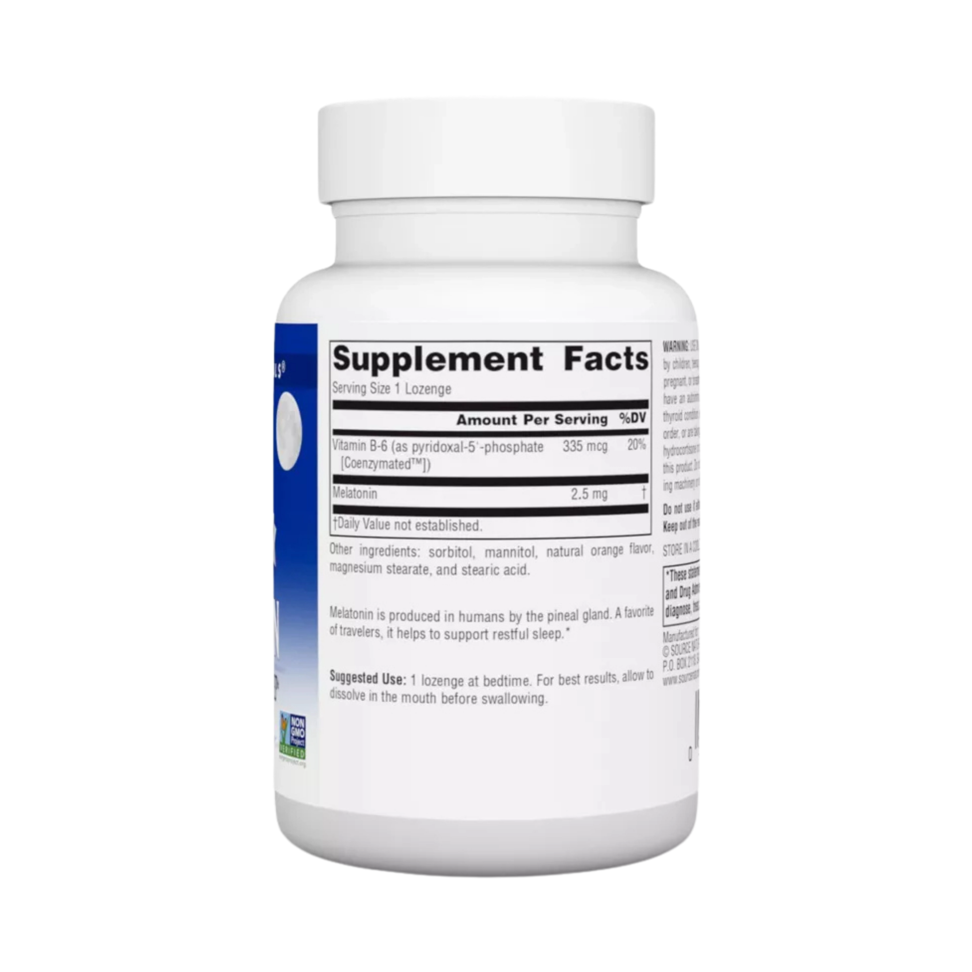 Source Naturals, Sleep Science Melatonin, 2.5 Mg, 240 Orange Lozenge