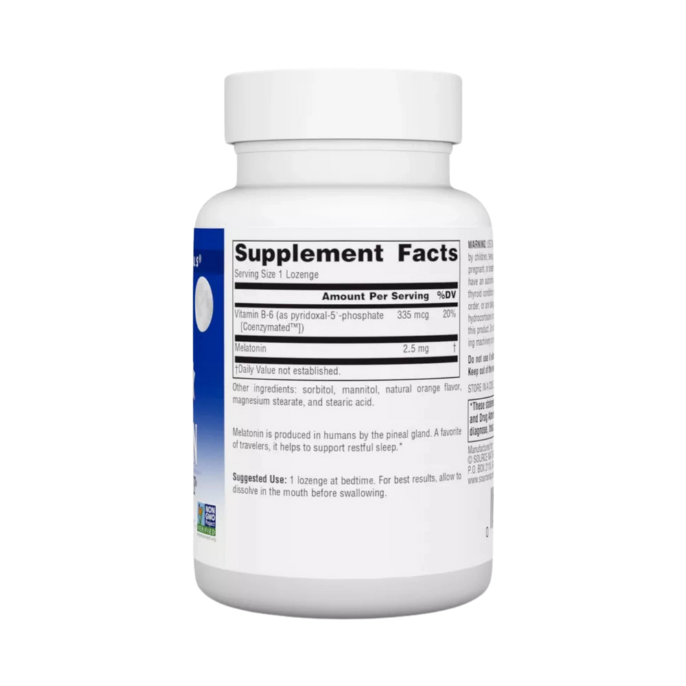 Source Naturals, Sleep Science Melatonin, 2.5 Mg, 240 Orange Lozenge