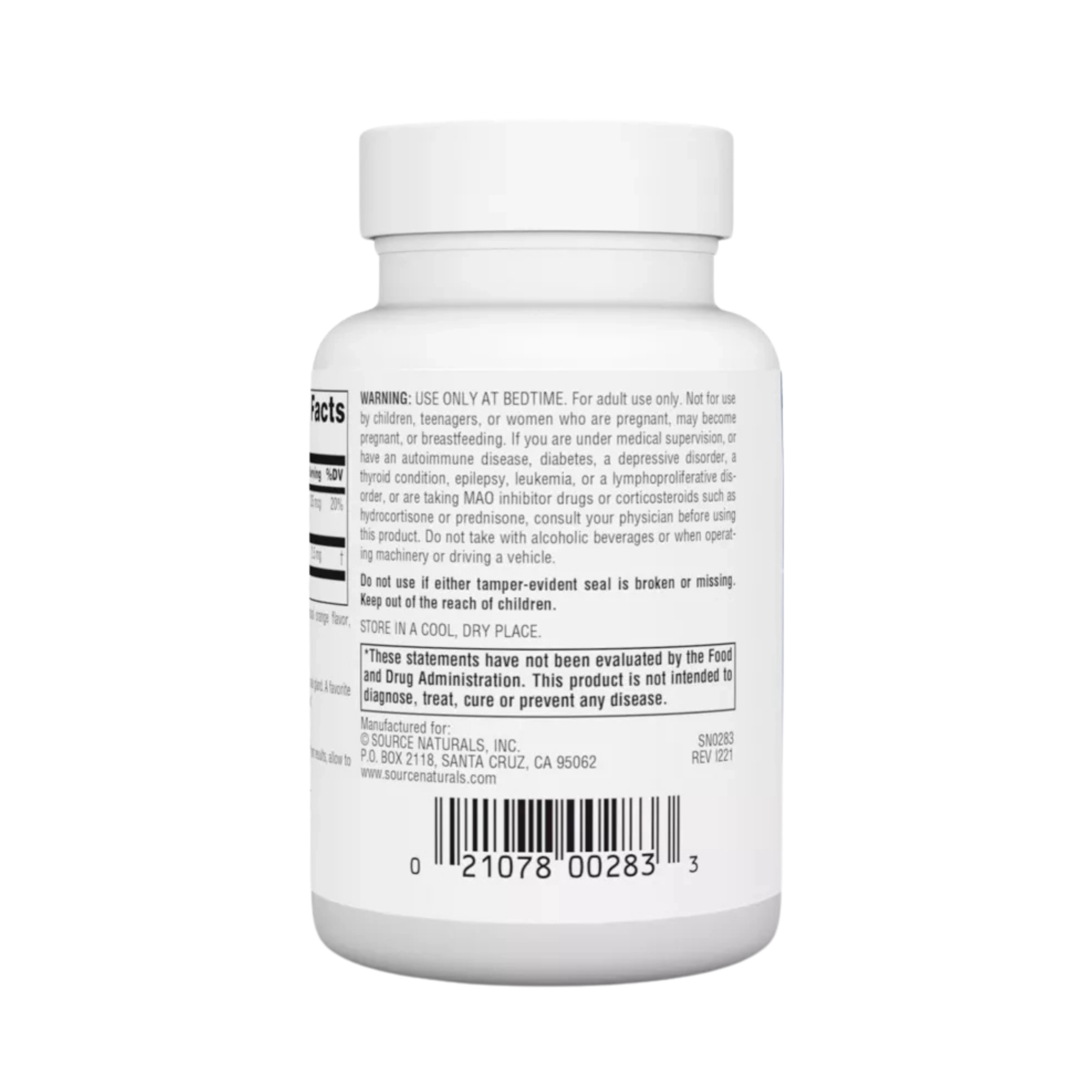 Source Naturals, Sleep Science Melatonin, 2.5 Mg, 240 Orange Lozenge
