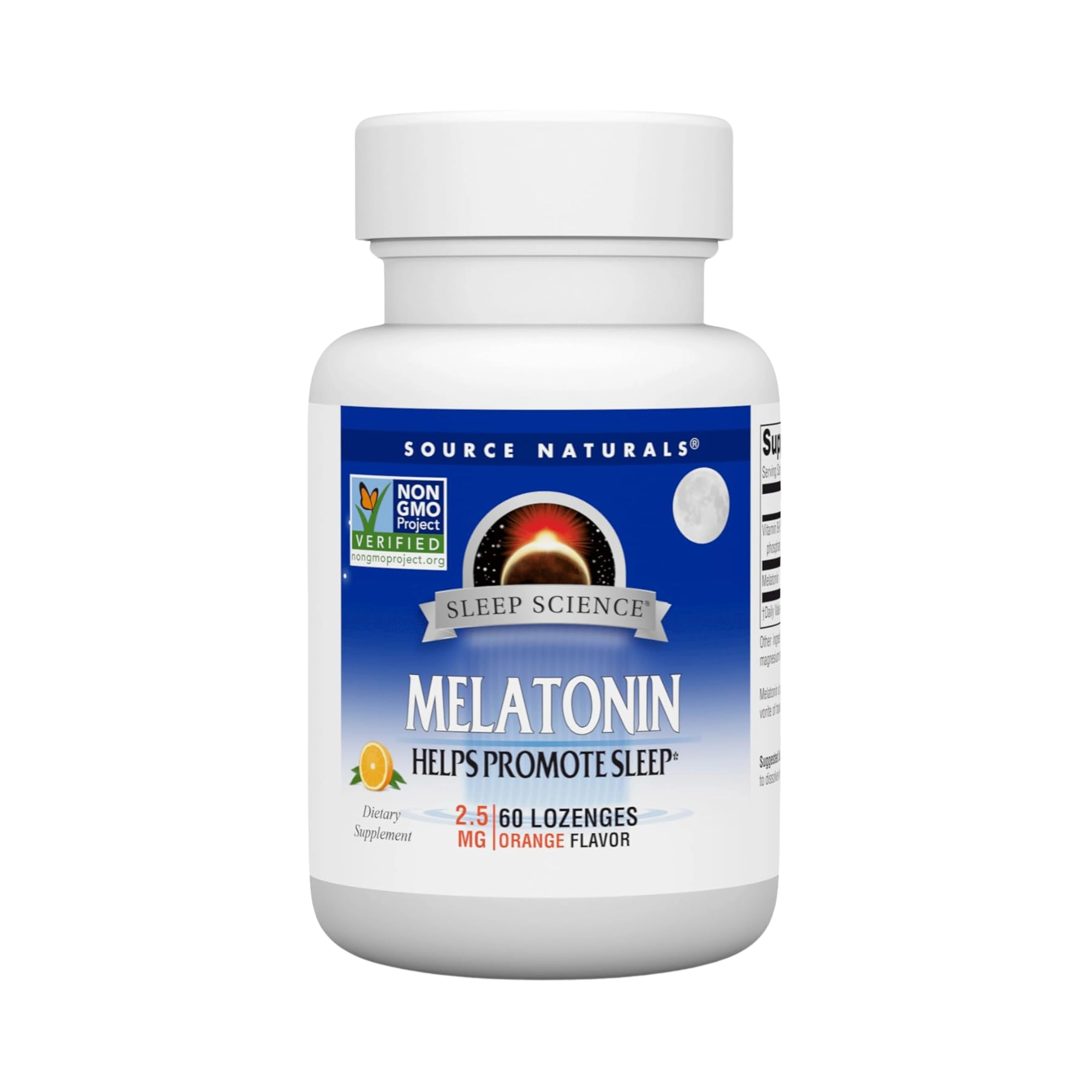 Source Naturals, Sleep Science Melatonin, 2.5 Mg, 60 Orange Lozenge