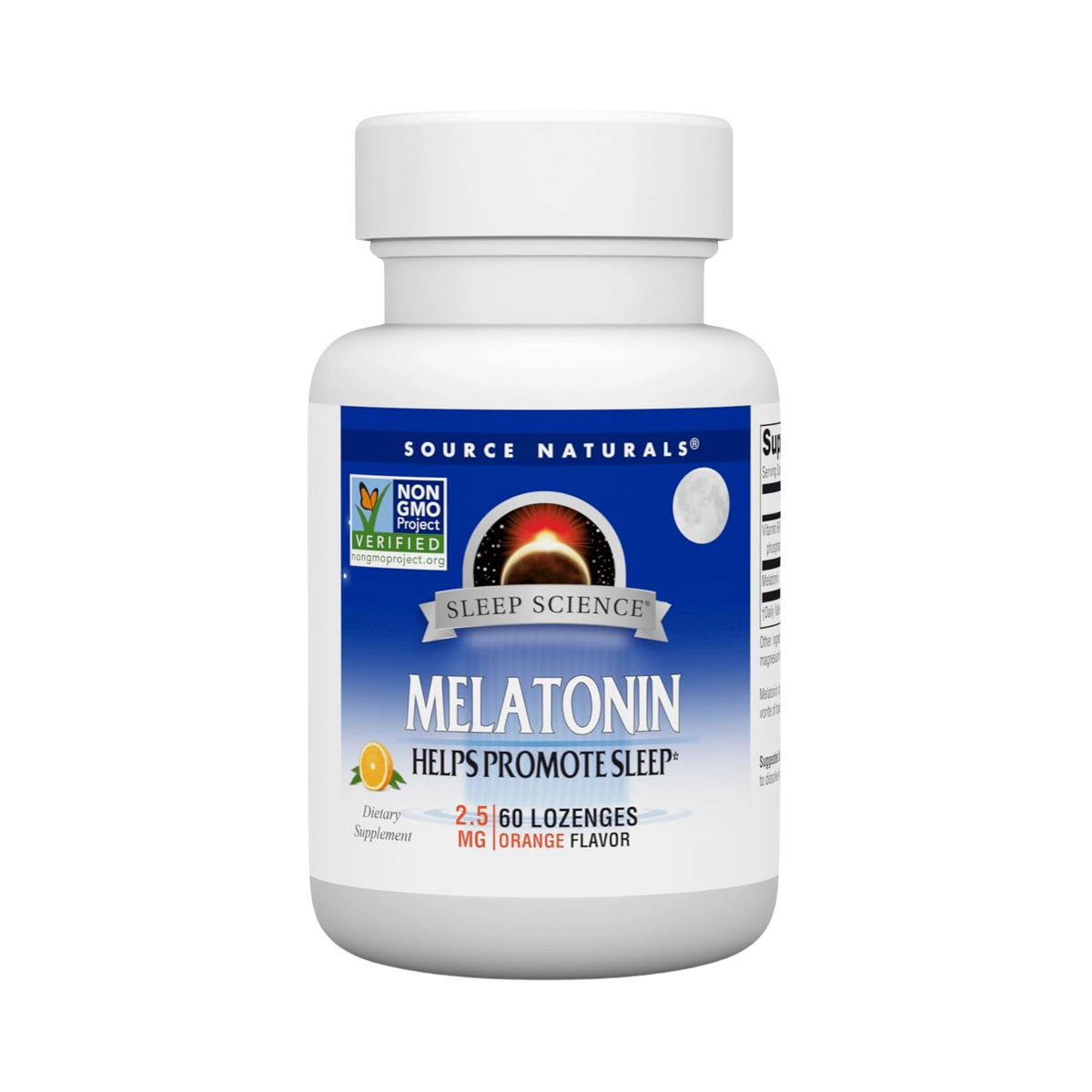 Source Naturals, Sleep Science Melatonin, 2.5 Mg, 60 Orange Lozenge