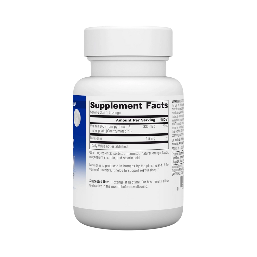 Source Naturals, Sleep Science Melatonin, 2.5 Mg, 60 Orange Lozenge