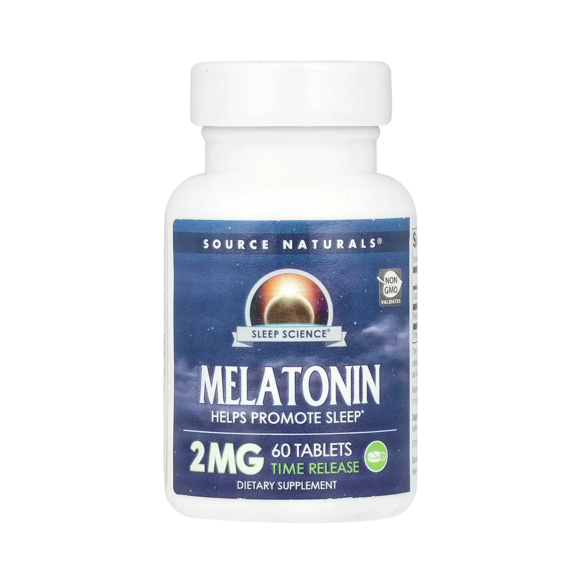 Source Naturals, Sleep Science Melatonin, 2 Mg, 60 Time Release Tablets