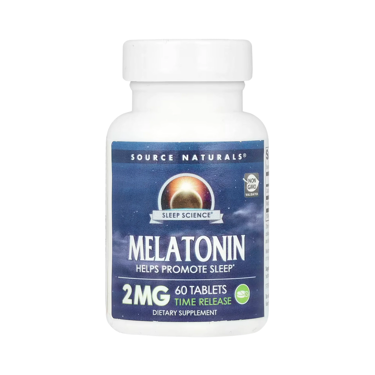 Source Naturals, Sleep Science Melatonin, 2 Mg, 60 Time Release Tablets