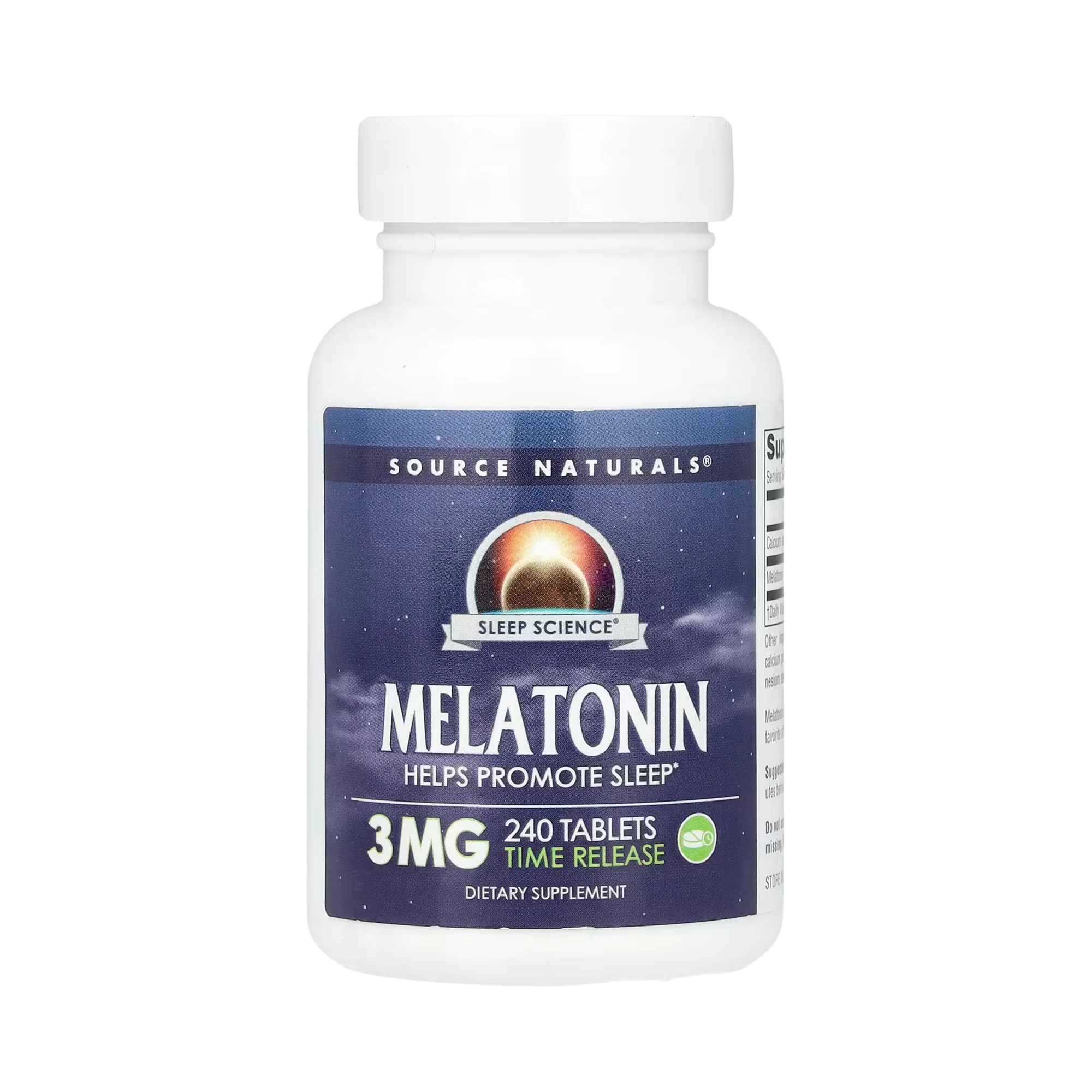 Source Naturals, Sleep Science Melatonin, 3 Mg, 240 Time Release Tablets