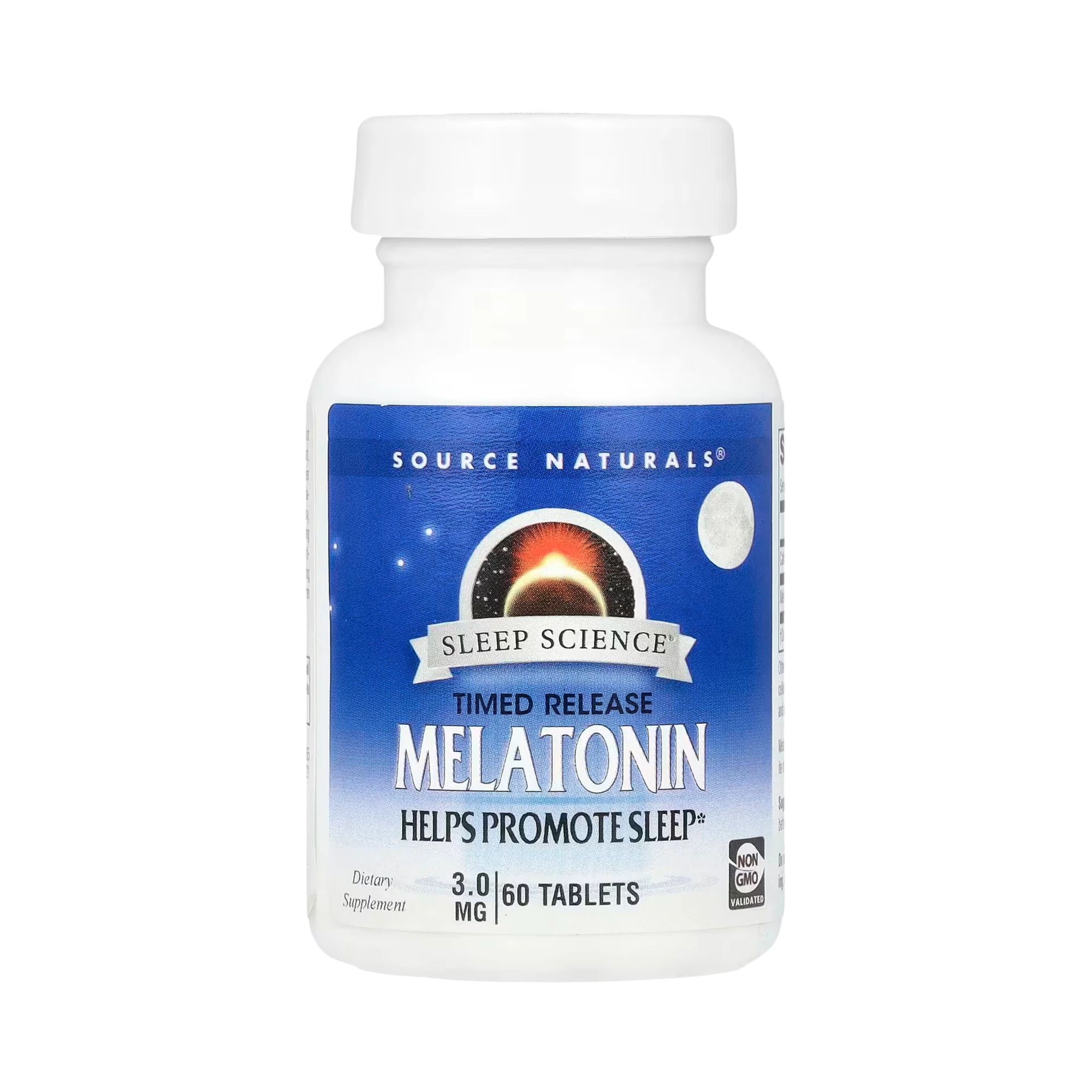 Source Naturals, Sleep Science Melatonin, 3 Mg, 60 Time Release Tablets