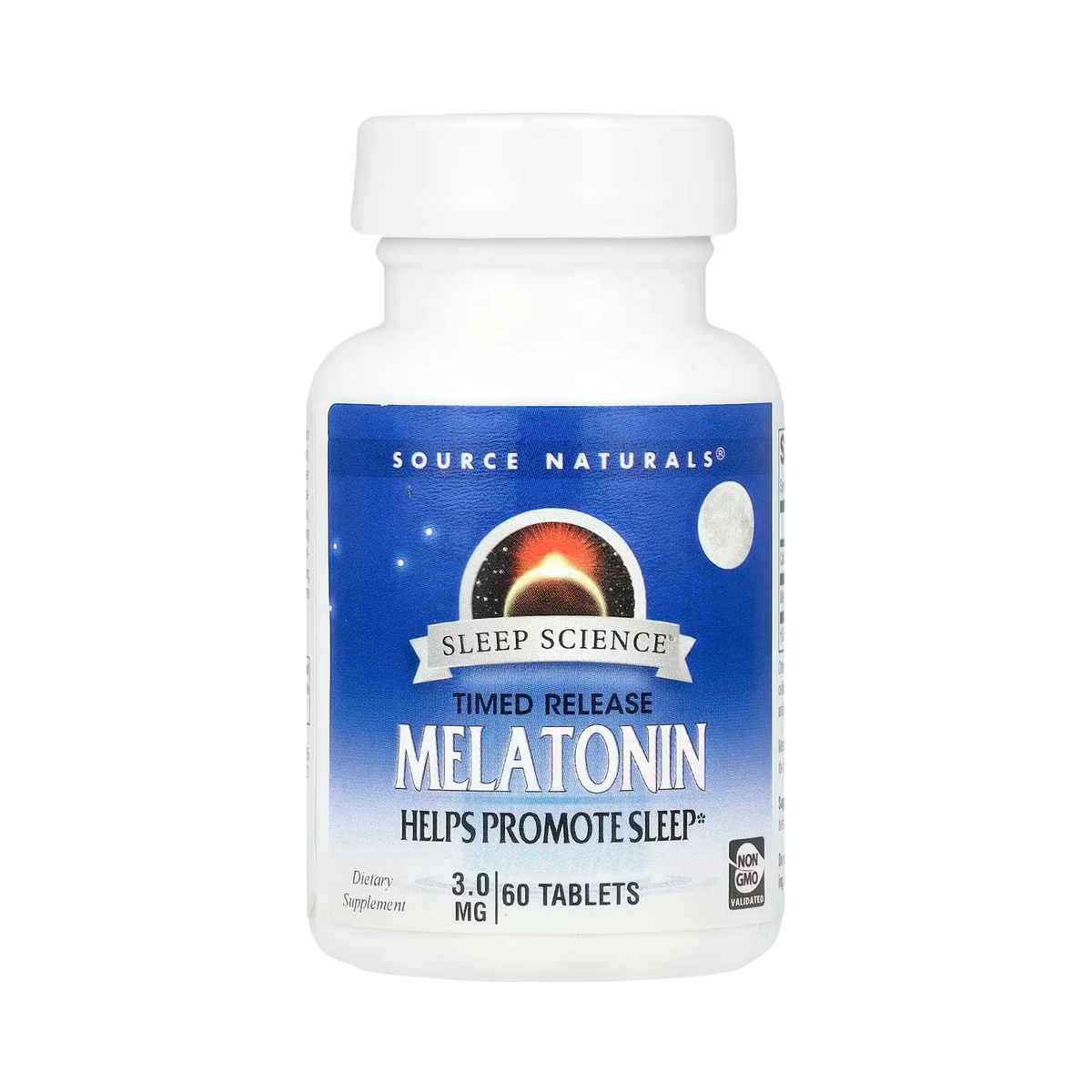 Source Naturals, Sleep Science Melatonin, 3 Mg, 60 Time Release Tablets