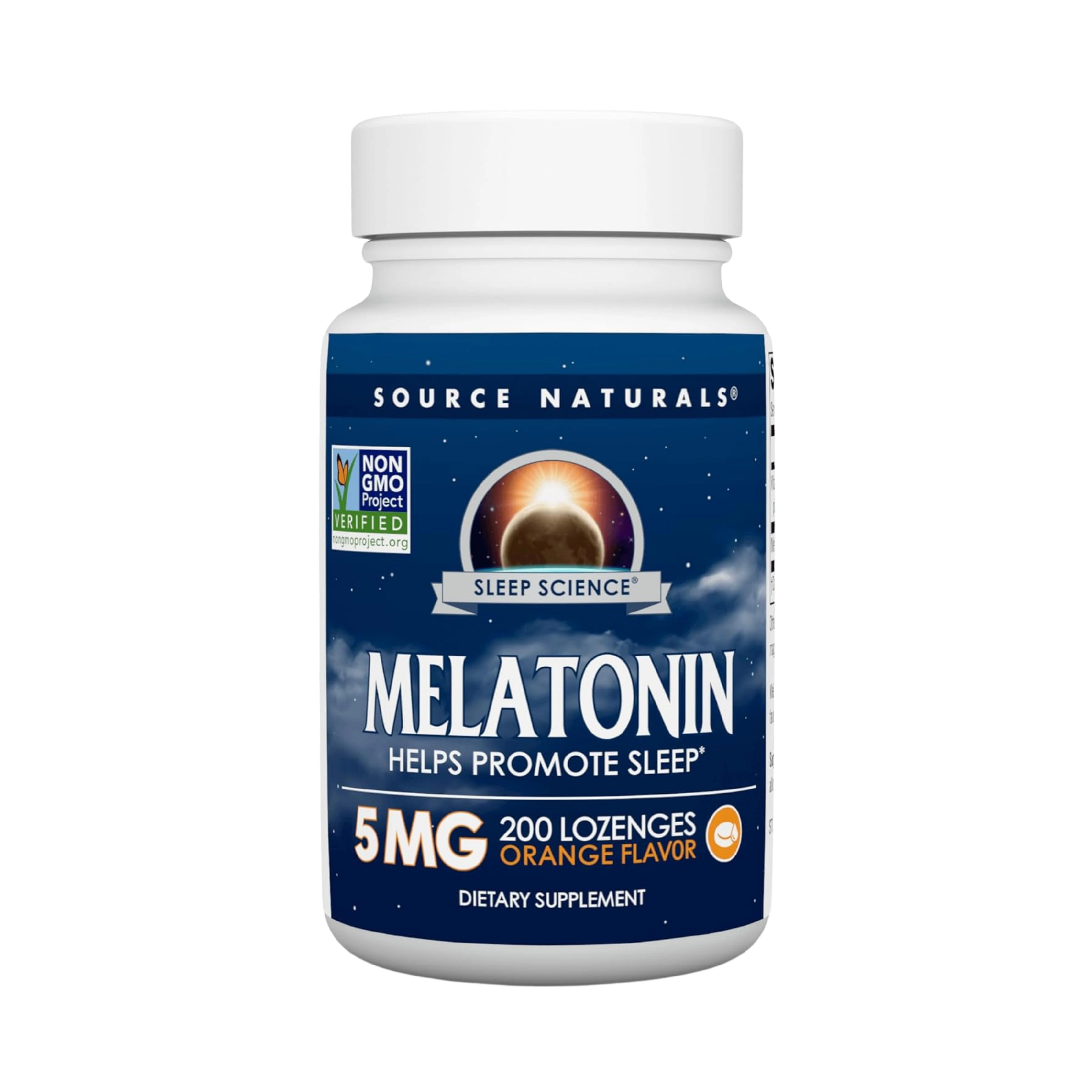 Source Naturals, Sleep Science Melatonin, 5 Mg, 200 Orange Lozenge