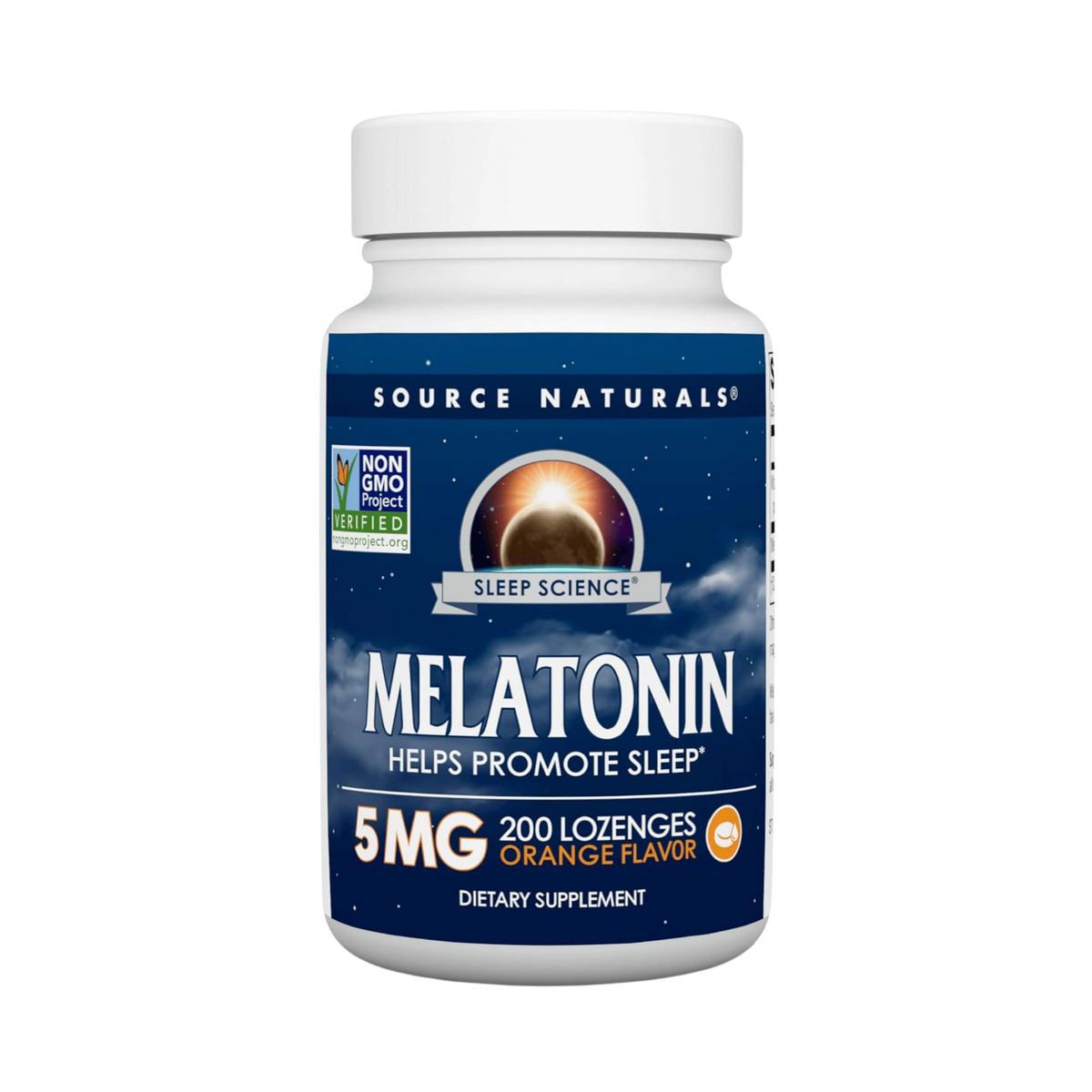 Source Naturals, Sleep Science Melatonin, 5 Mg, 200 Orange Lozenge