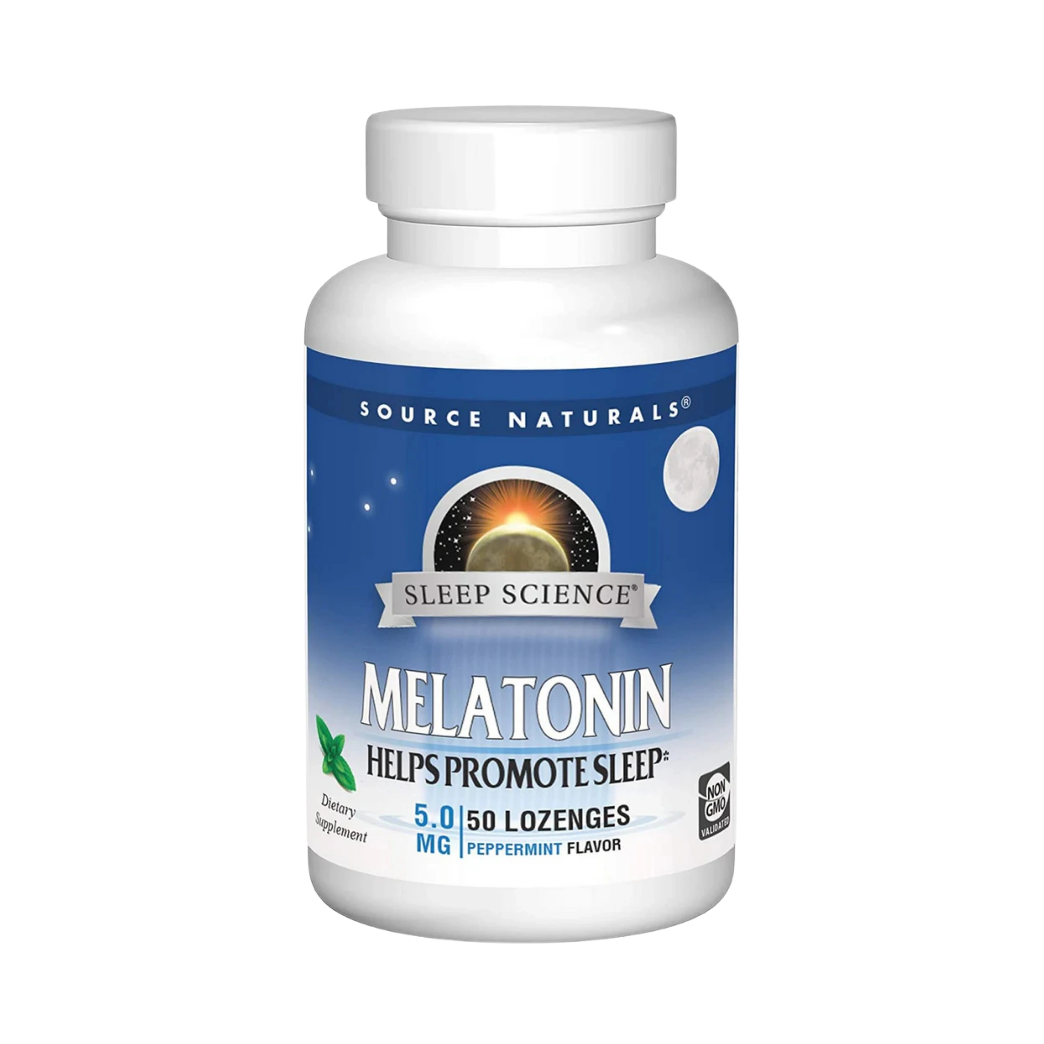 Source Naturals, Sleep Science Melatonin, 5 Mg, 50 Peppermint Lozenges