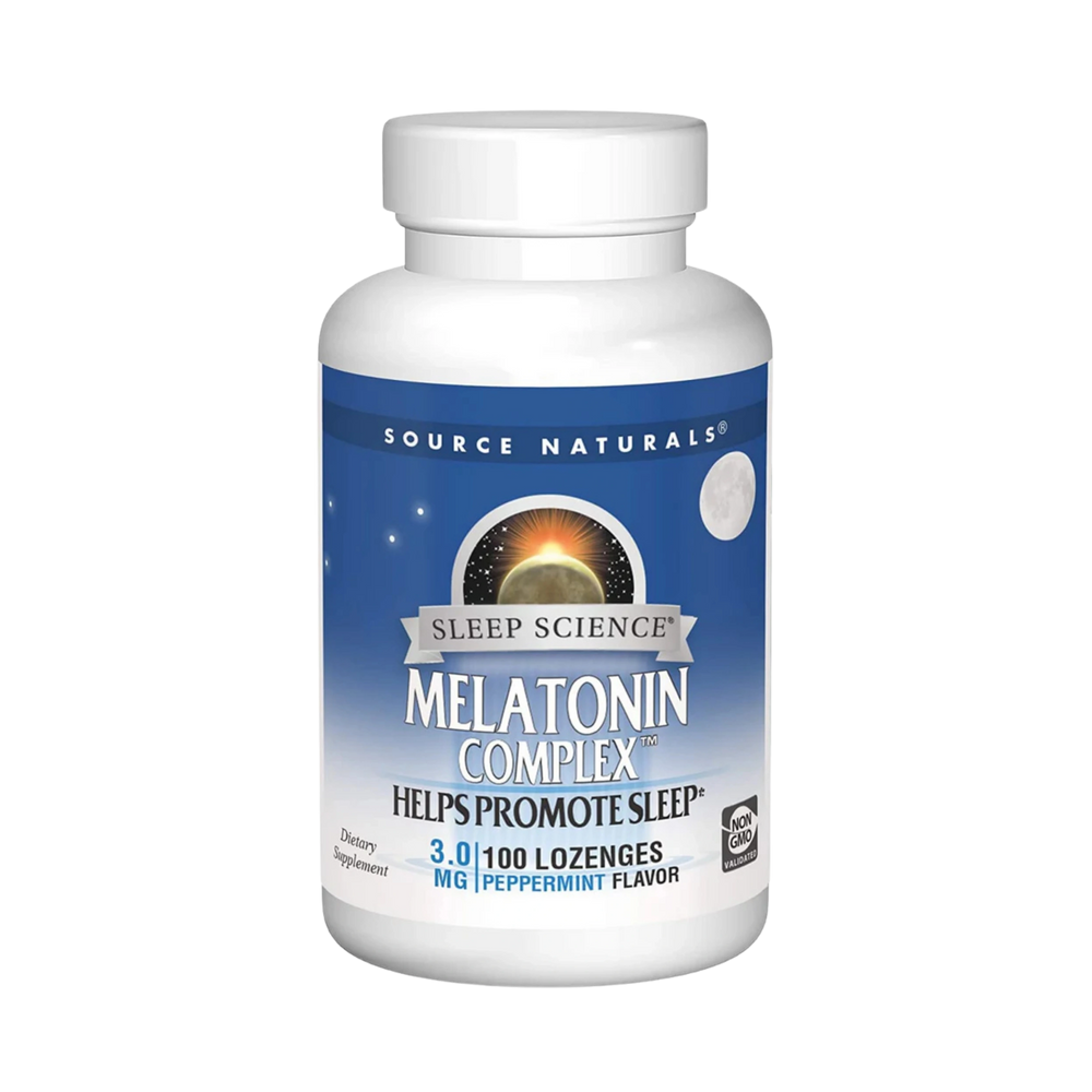 Source Naturals, Sleep Science Melatonin Complex, 3 Mg, 100 Peppermint Lozenges