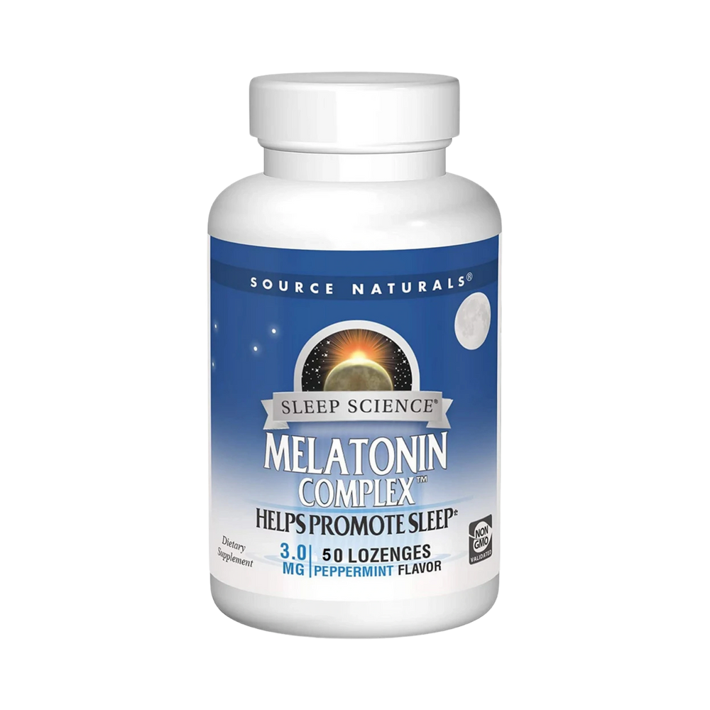 Source Naturals, Sleep Science Melatonin Complex, 3 Mg, 50 Peppermint Lozenges