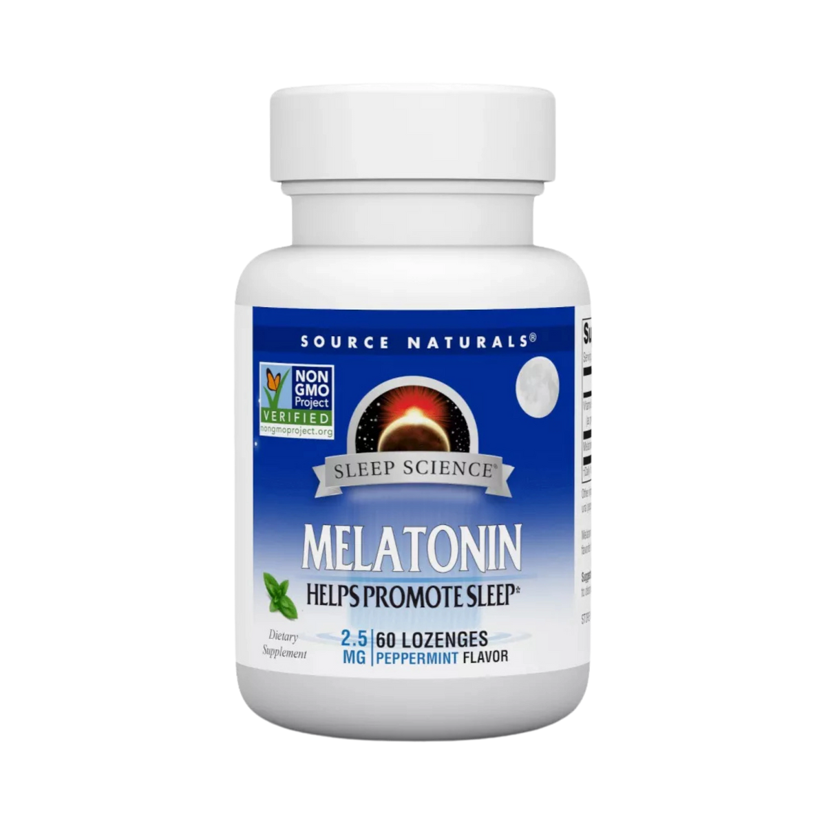 Source Naturals, Sleep Science, Melatonin, Peppermint, 2.5 Mg, 60 Lozenges