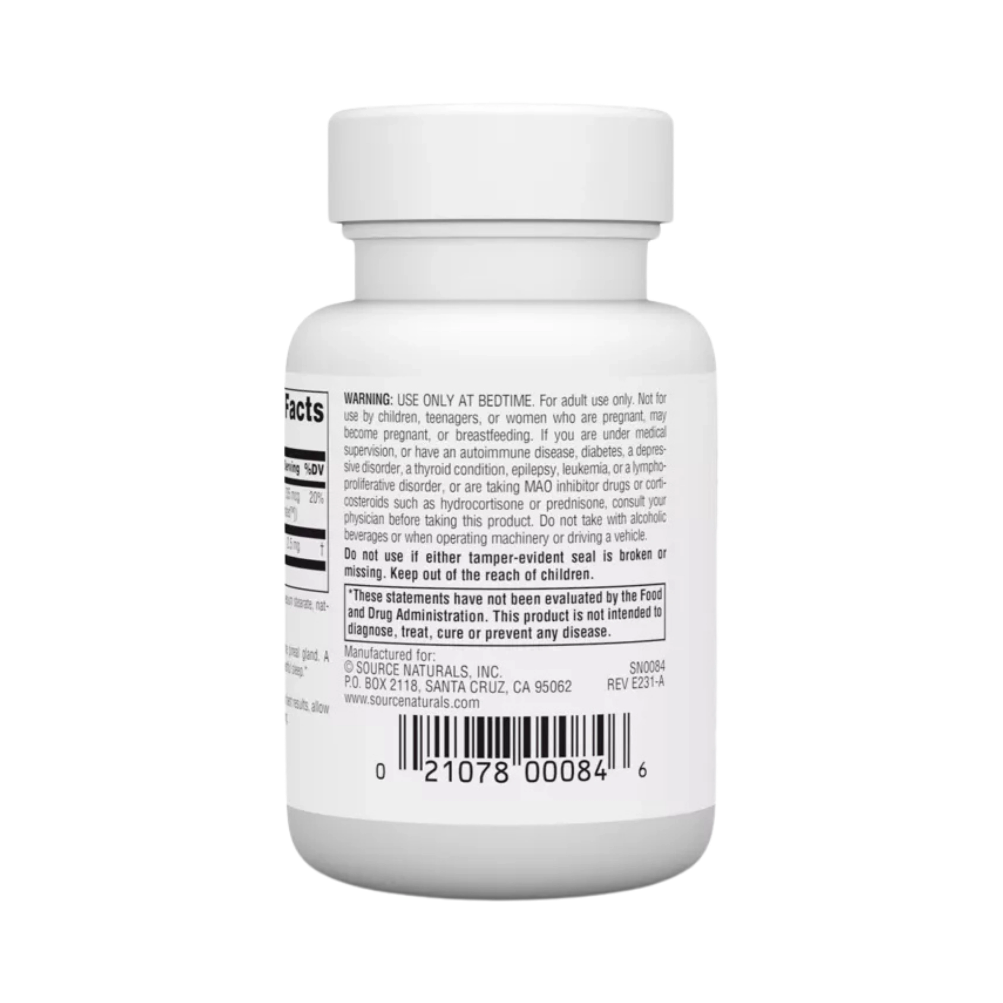 Source Naturals, Sleep Science, Melatonin, Peppermint, 2.5 Mg, 60 Lozenges