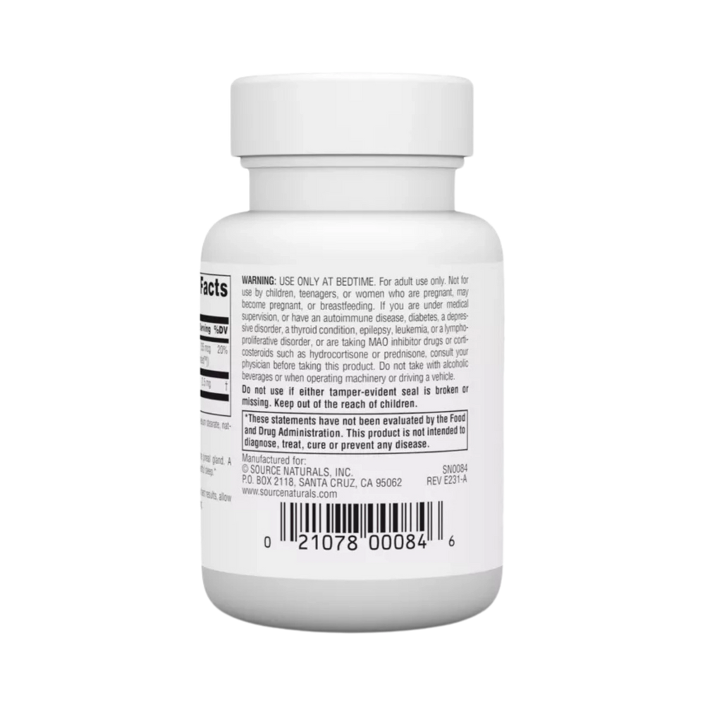 Source Naturals, Sleep Science, Melatonin, Peppermint, 2.5 Mg, 60 Lozenges