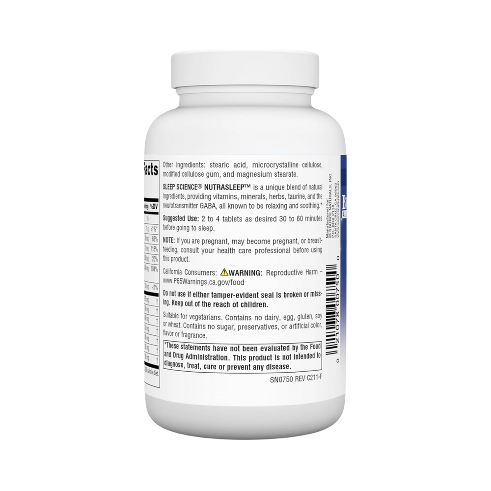 Source Naturals, Sleep Science NutraSleep, 100 Tablets