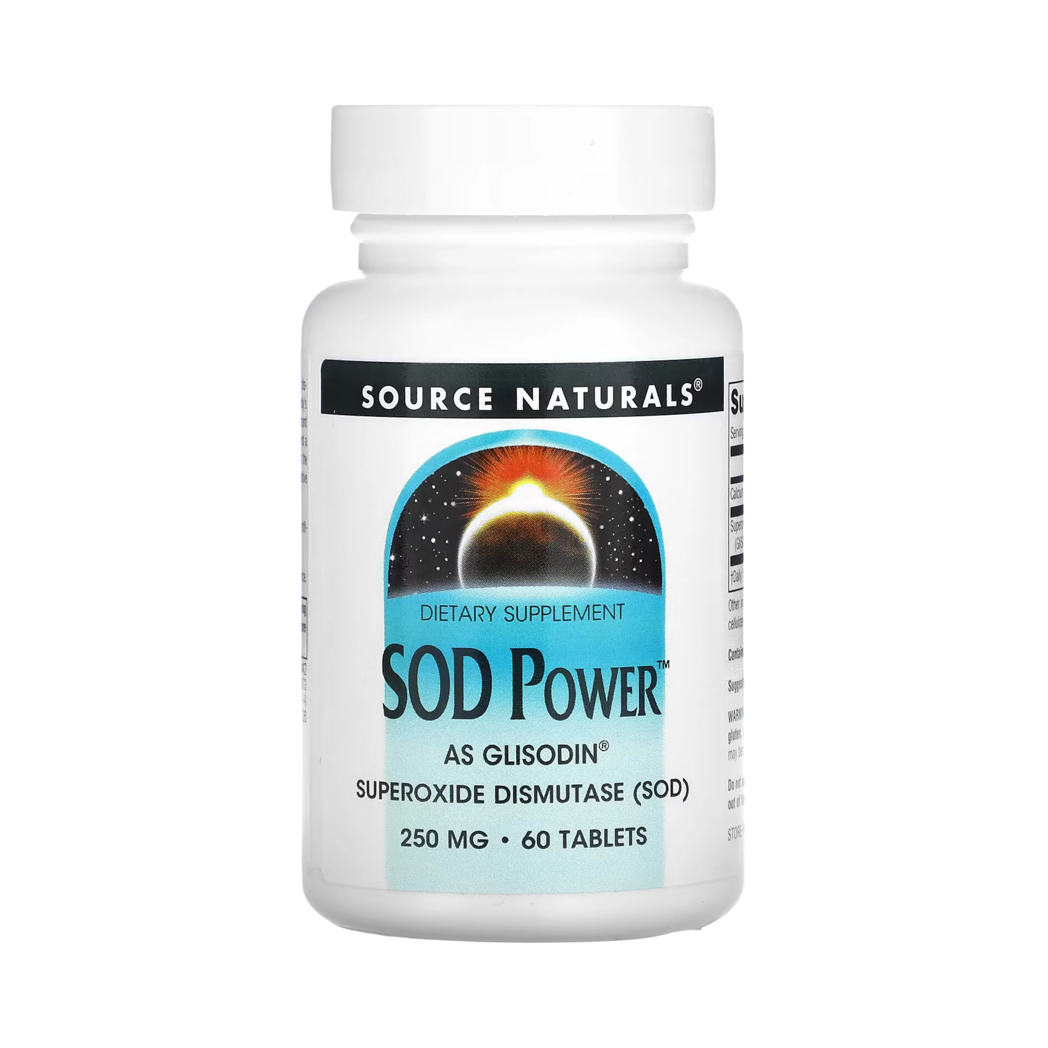 Source Naturals, SOD Power, 250 Mg, 60 Tablets