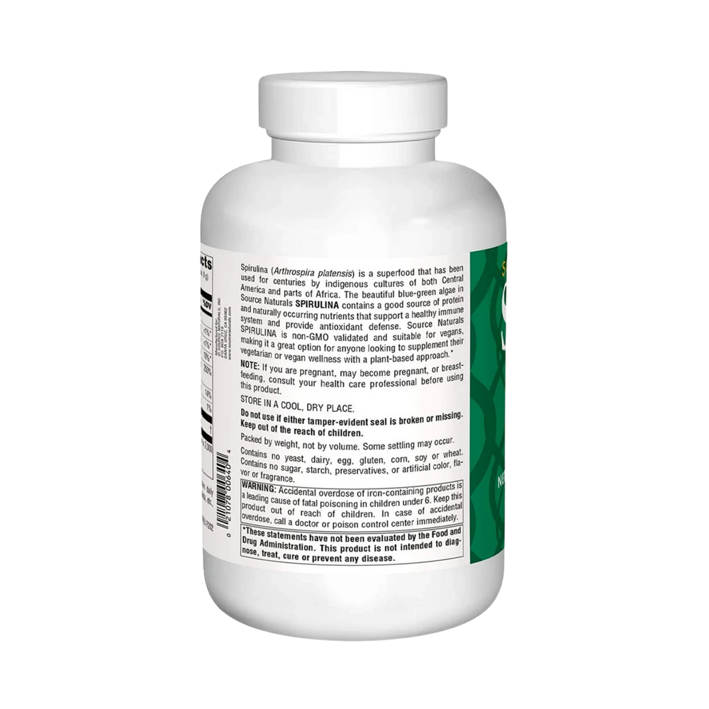 Source Naturals, Spirulina Powder, 16 Oz